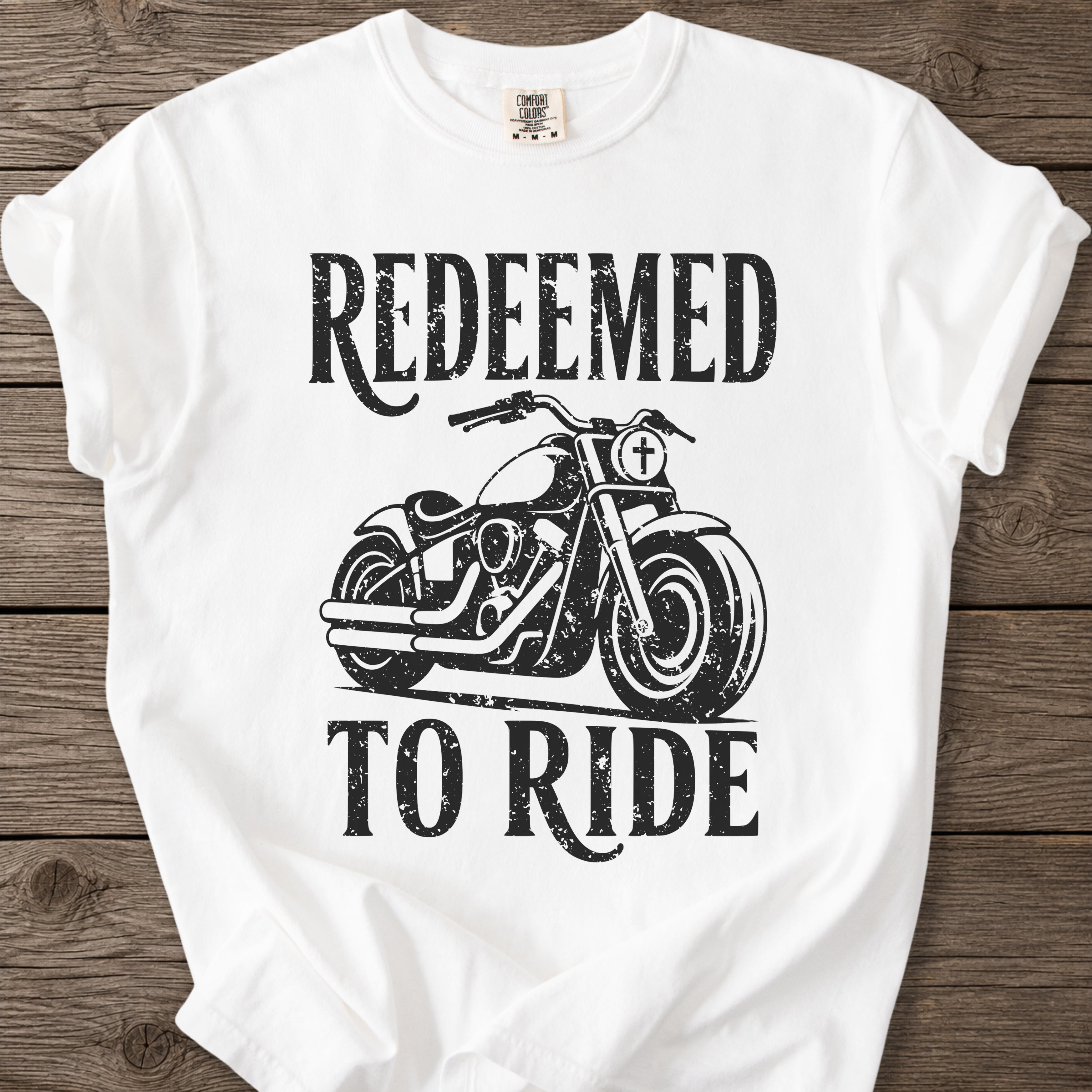 Redeemed to Ride Motorcycle T-Shirt