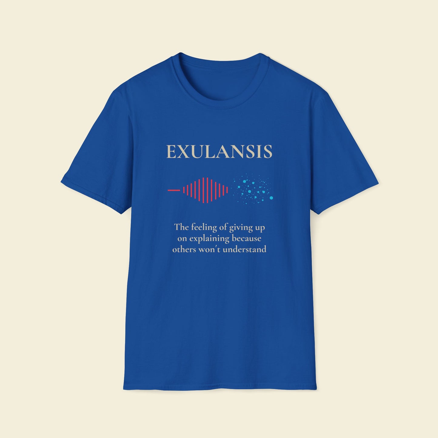 Exulansis – Minimalist Psychology Tee Royal
