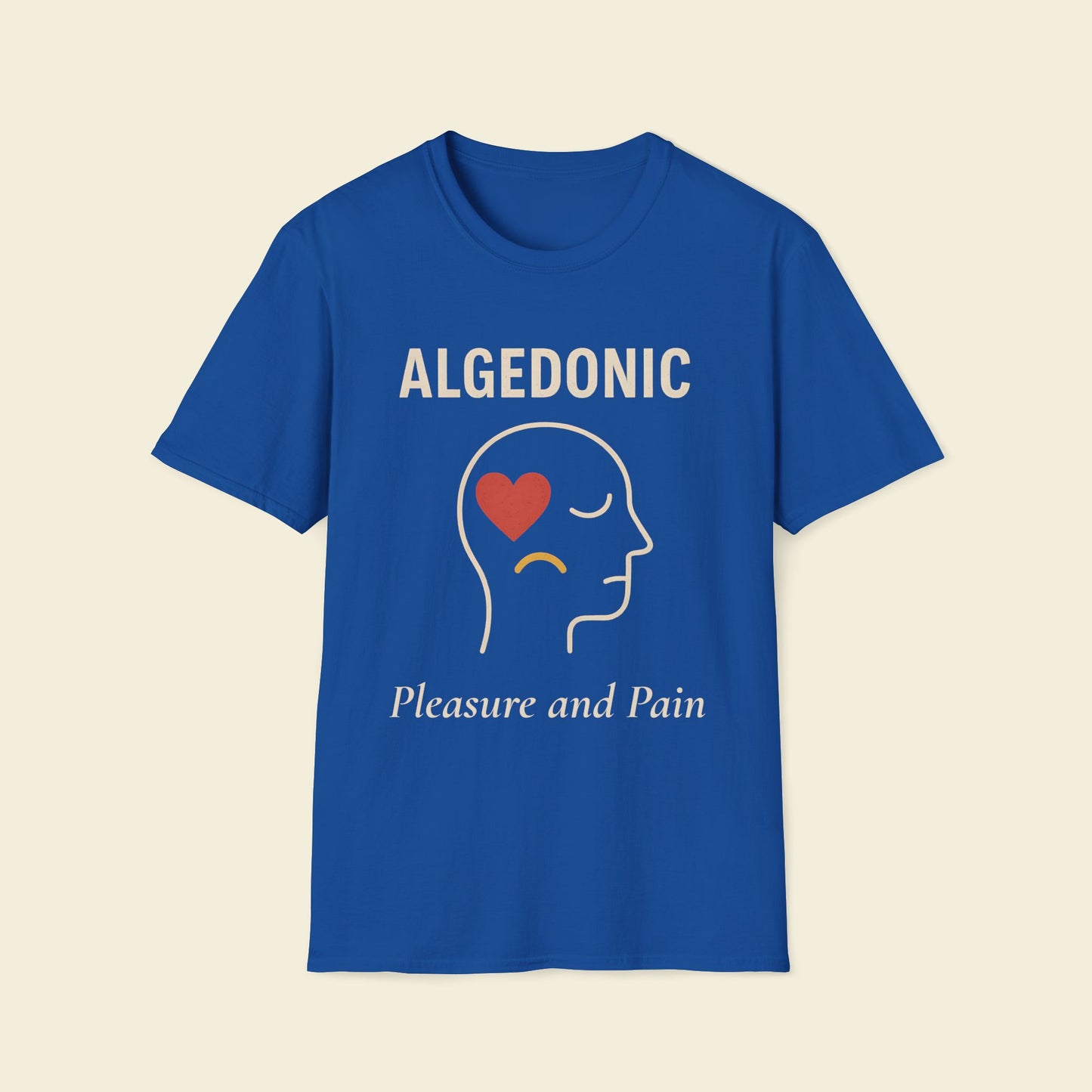Algedonic – Minimalist Psychology Tee Royal