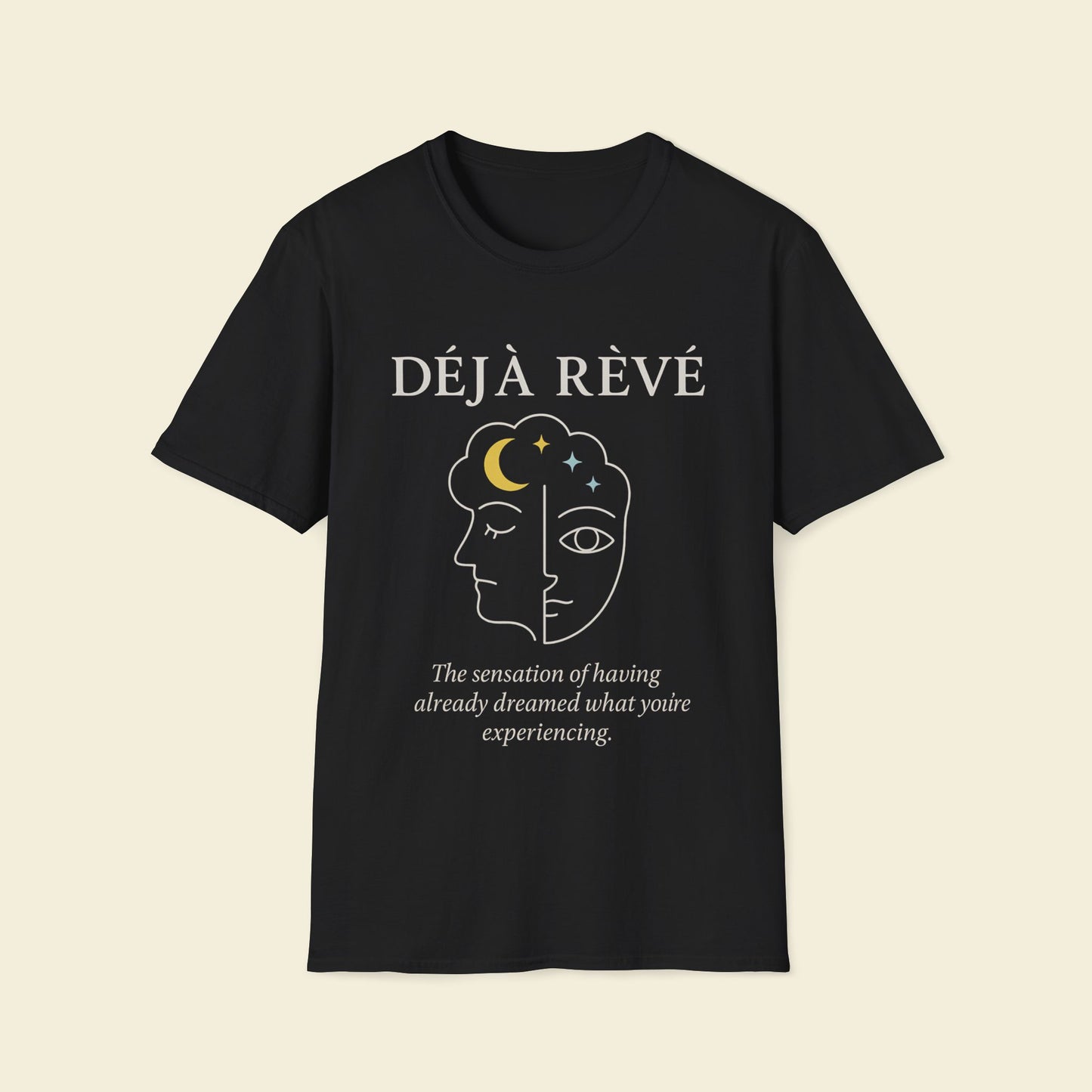 Déjà Rêvé – Minimalist Psychology Tee Black