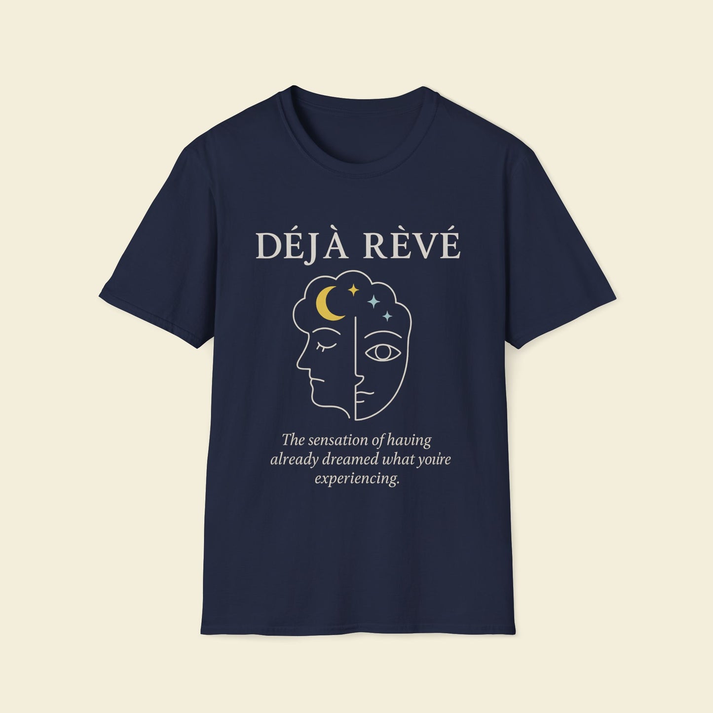 Déjà Rêvé – Minimalist Psychology Tee Navy