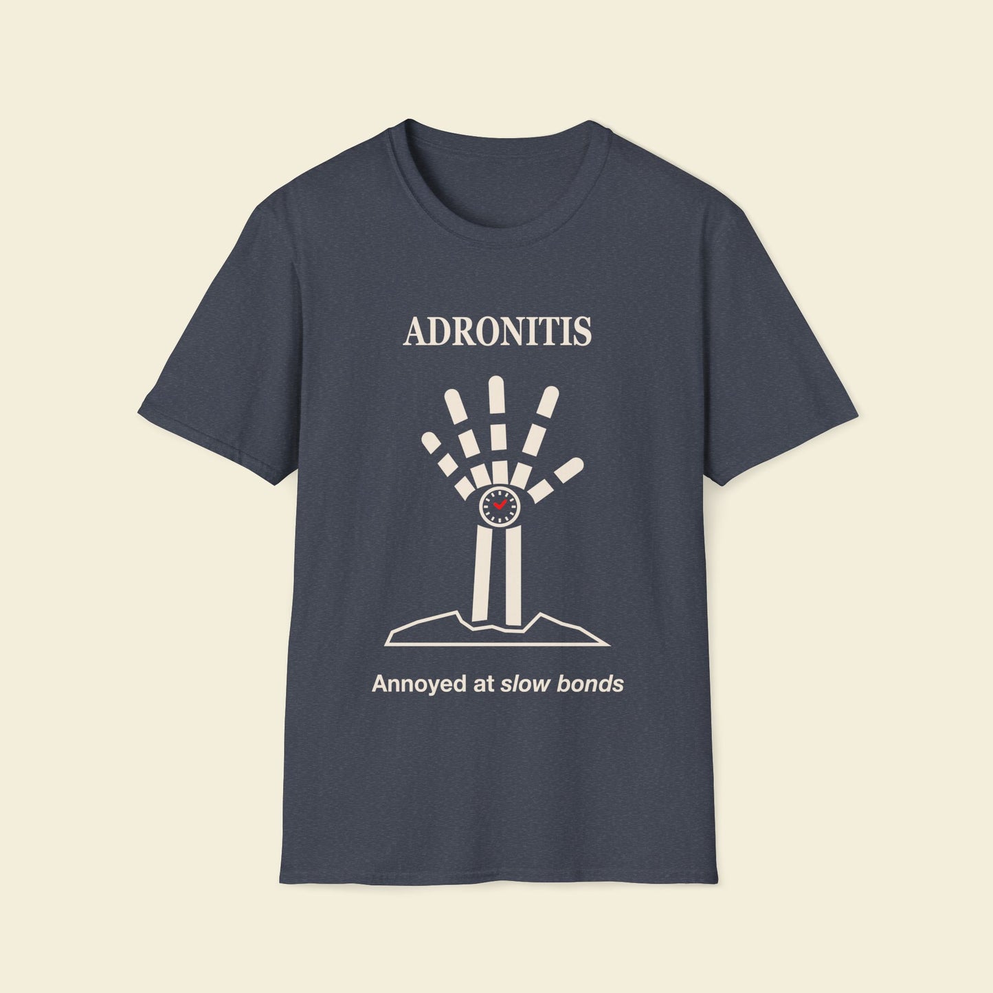 Adronitis – Minimalist Psychology Tee Heather Navy