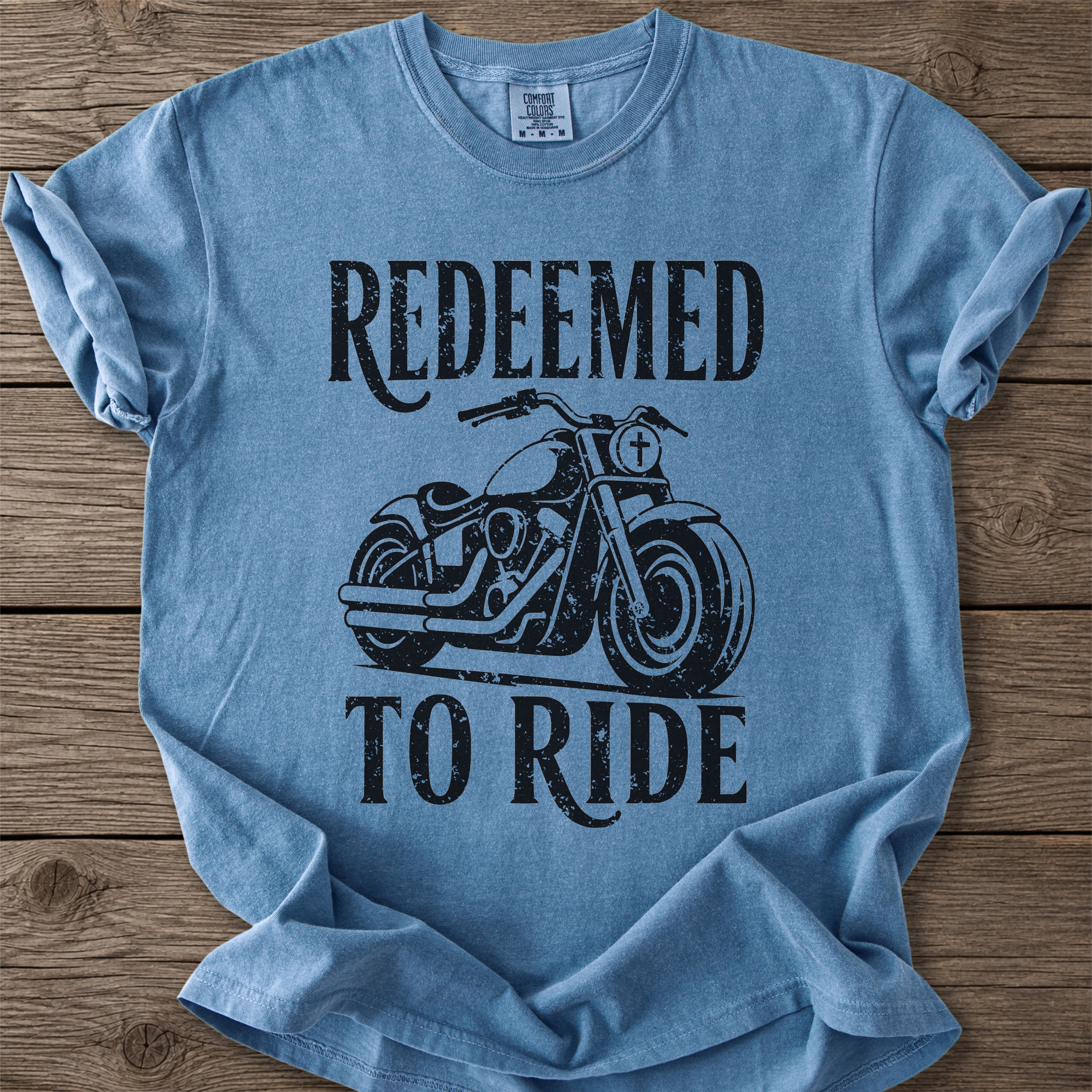 Redeemed to Ride Motorcycle T-Shirt