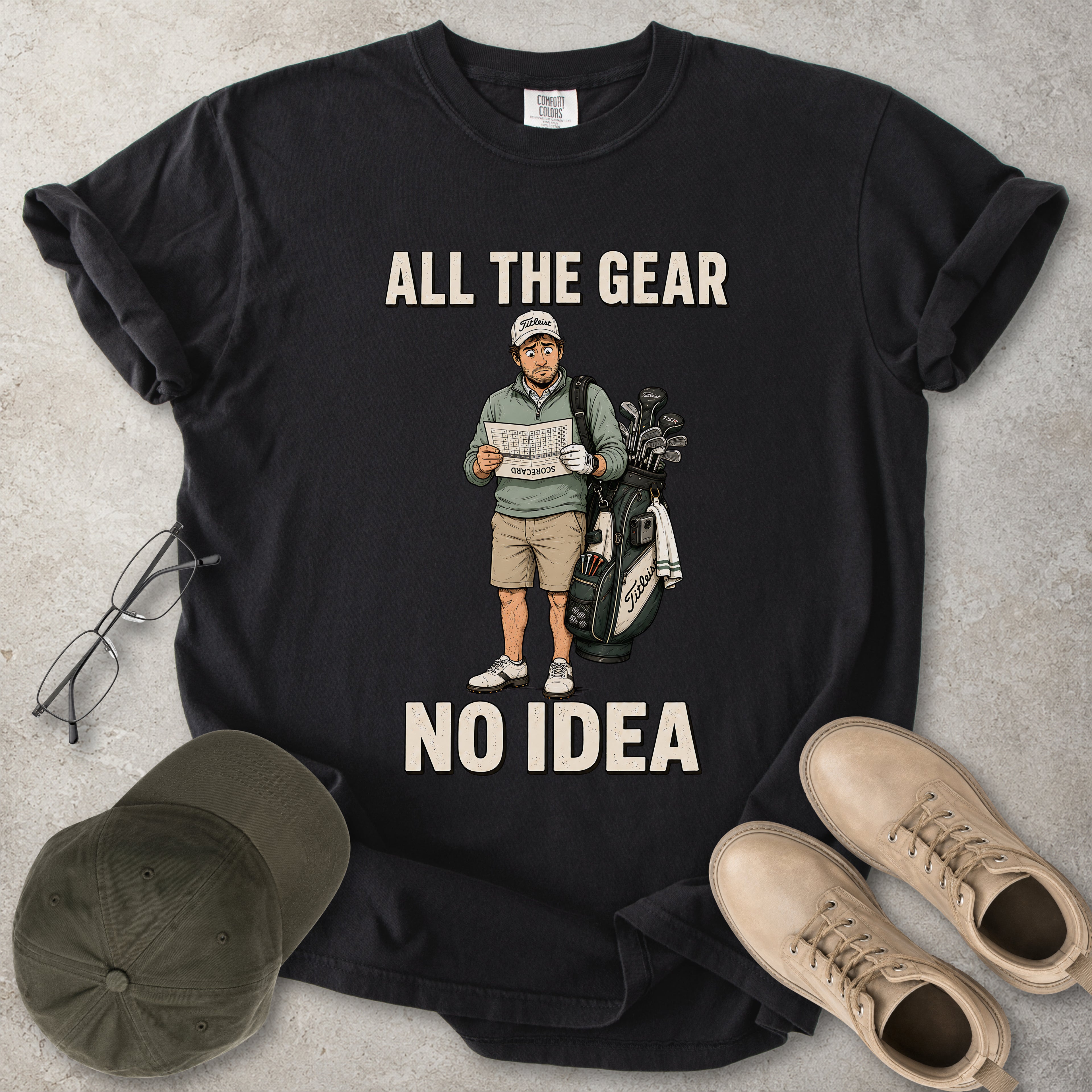 All the Gear No Idea Golfer T-Shirt