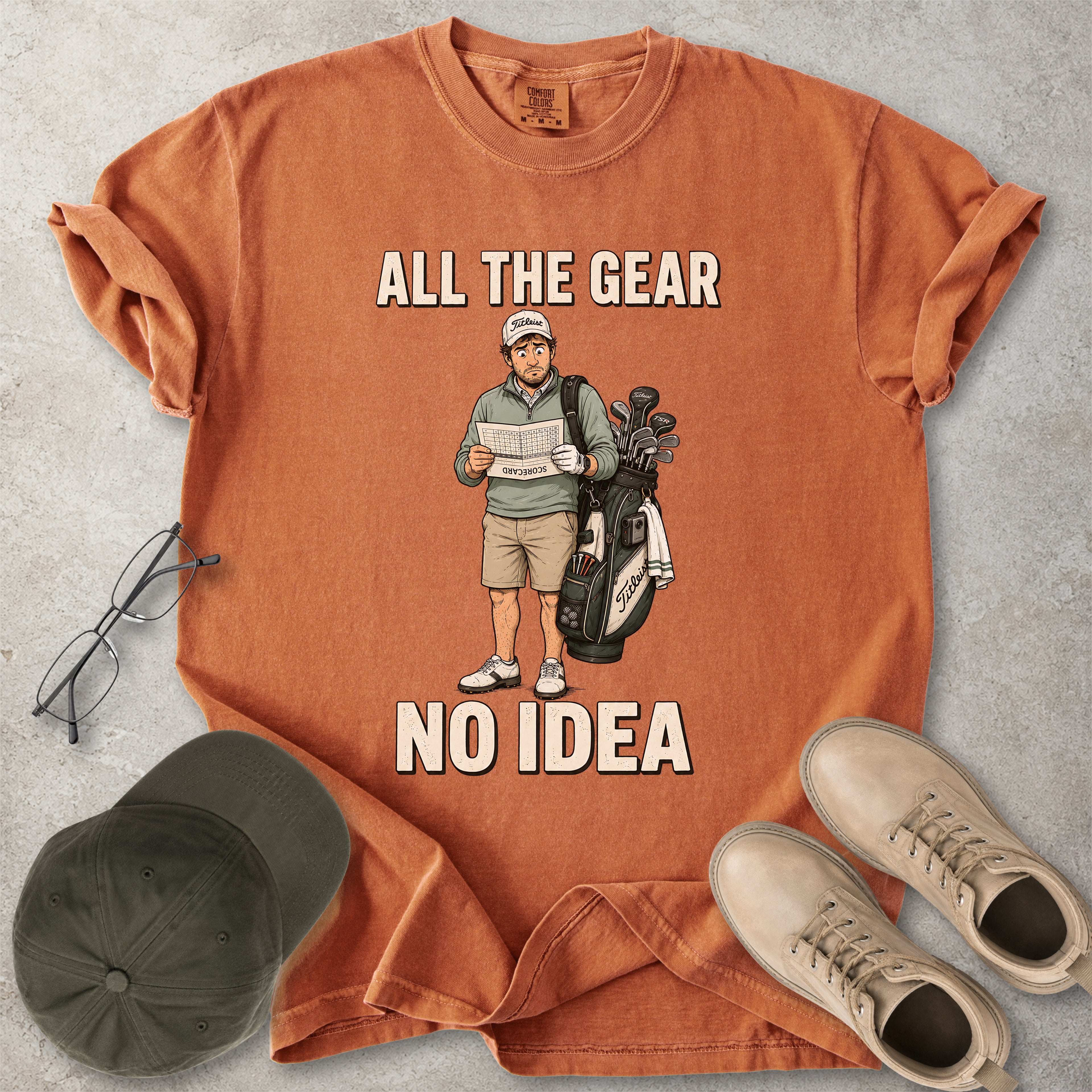 All the Gear No Idea Golfer T-Shirt