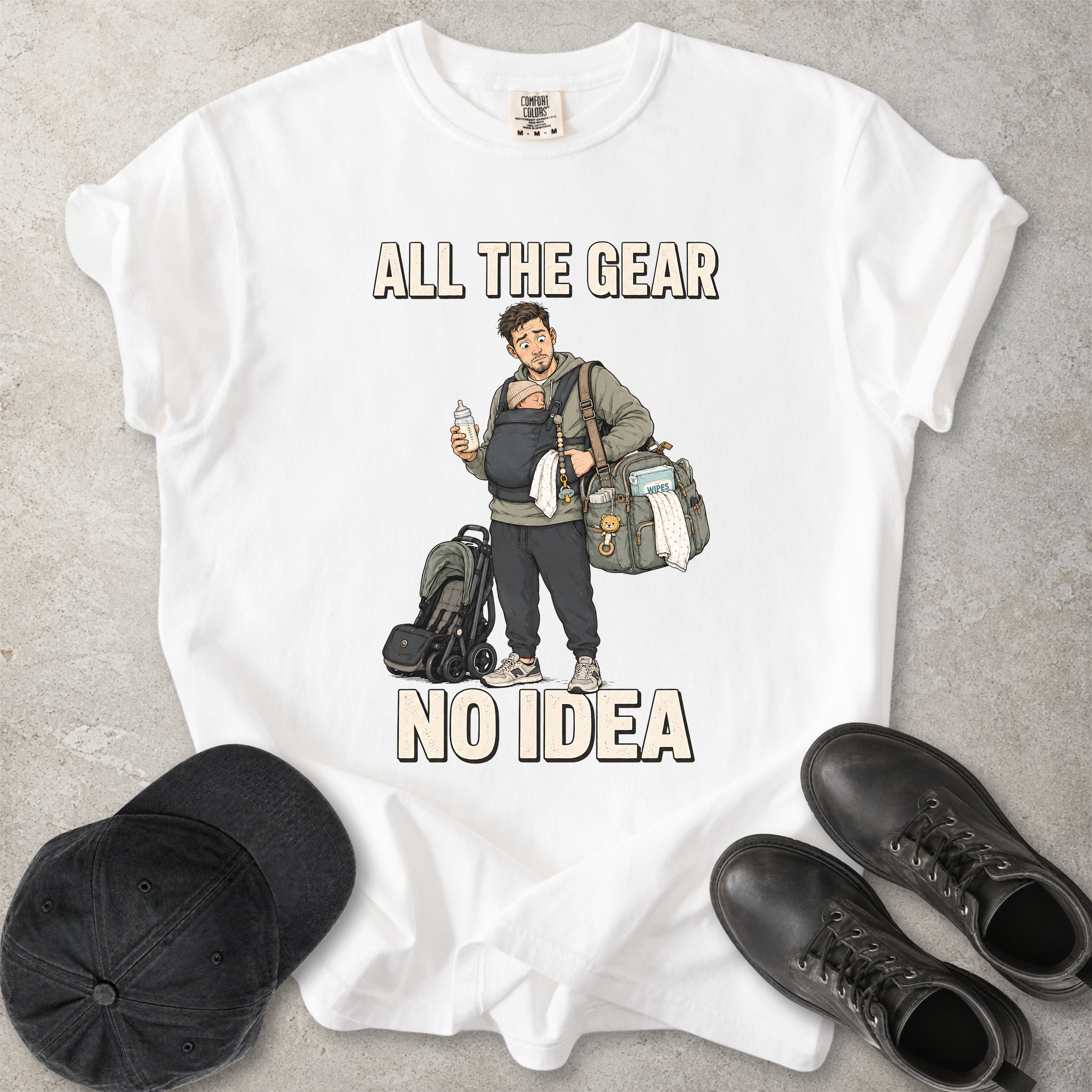 All the Gear No Idea New Dad T-Shirt