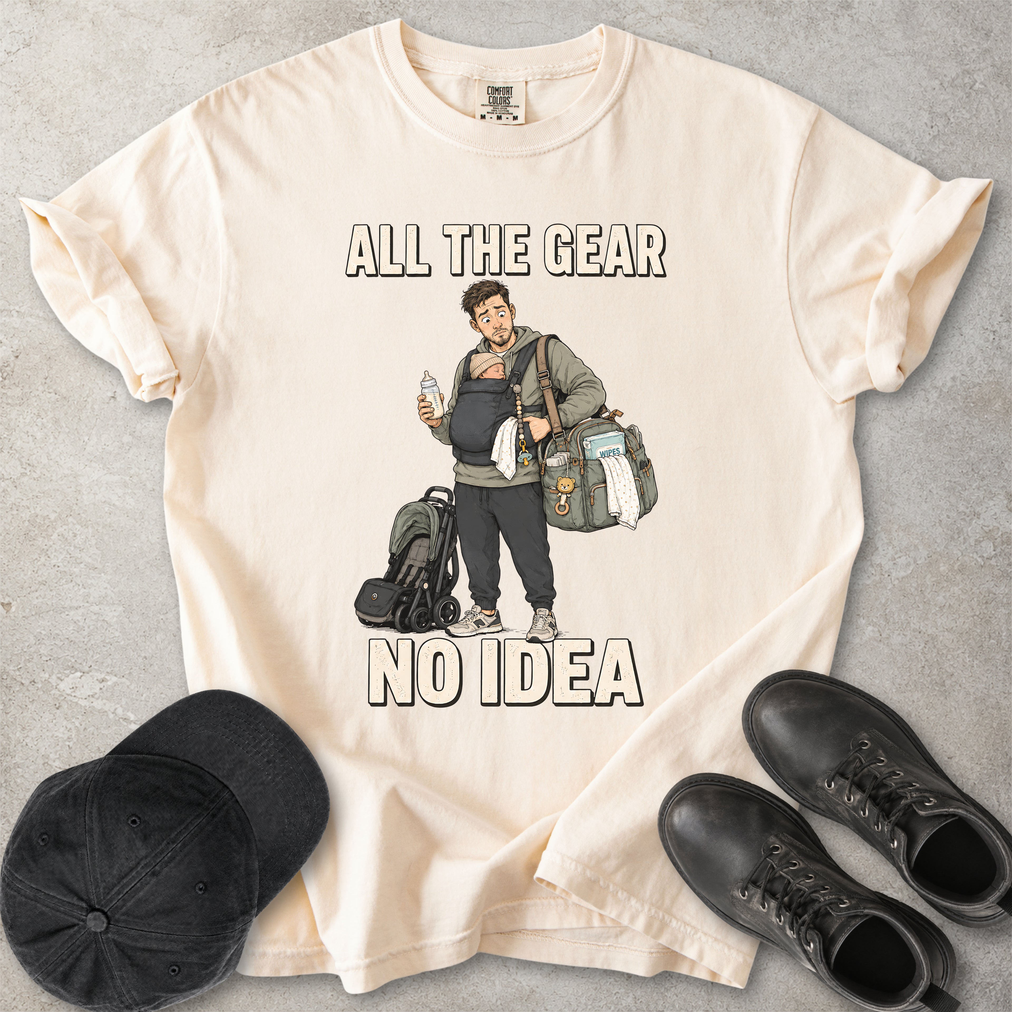 All the Gear No Idea New Dad T-Shirt