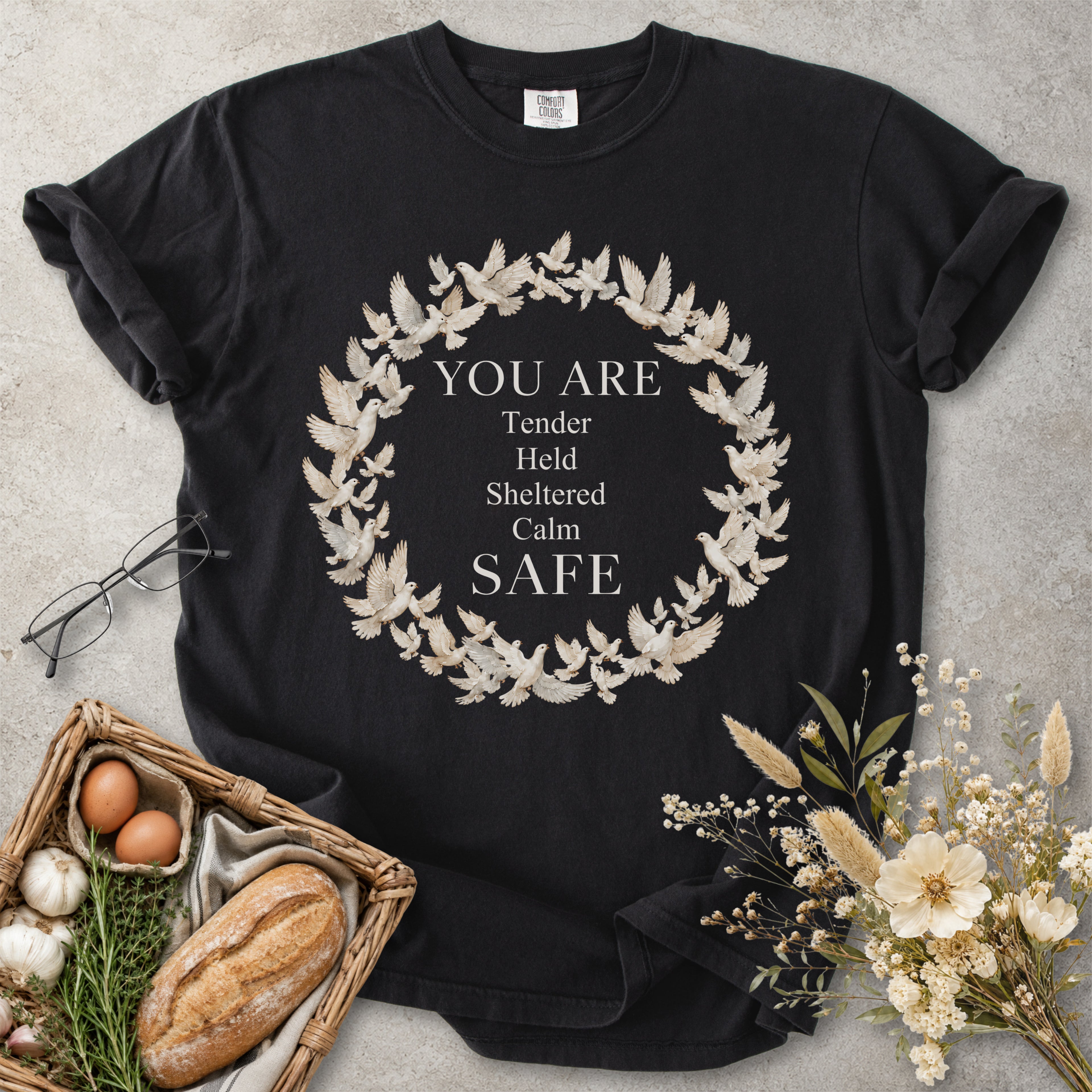 You Are Safe Christian Dove Faith T-Shirt
