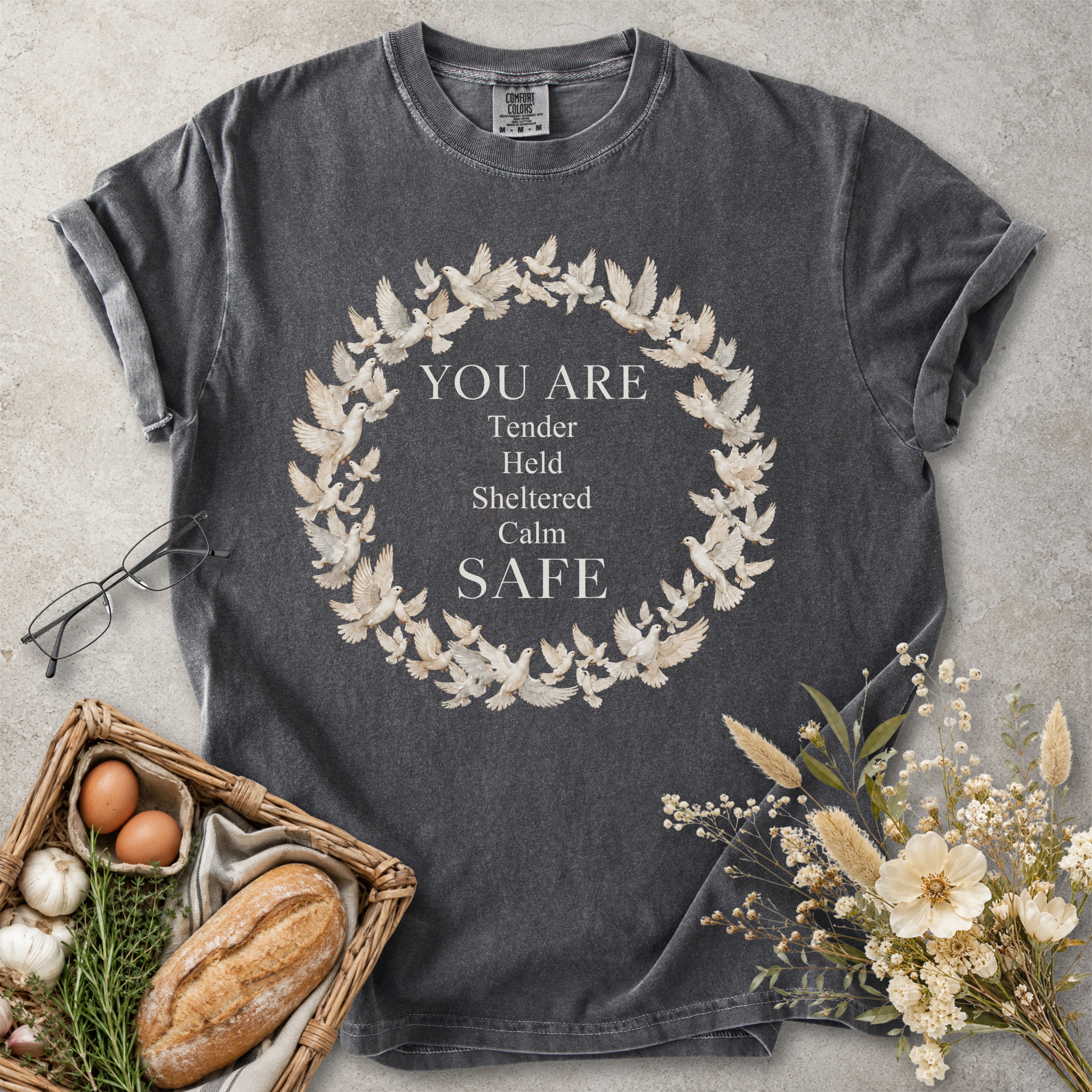 You Are Safe Christian Dove Faith T-Shirt