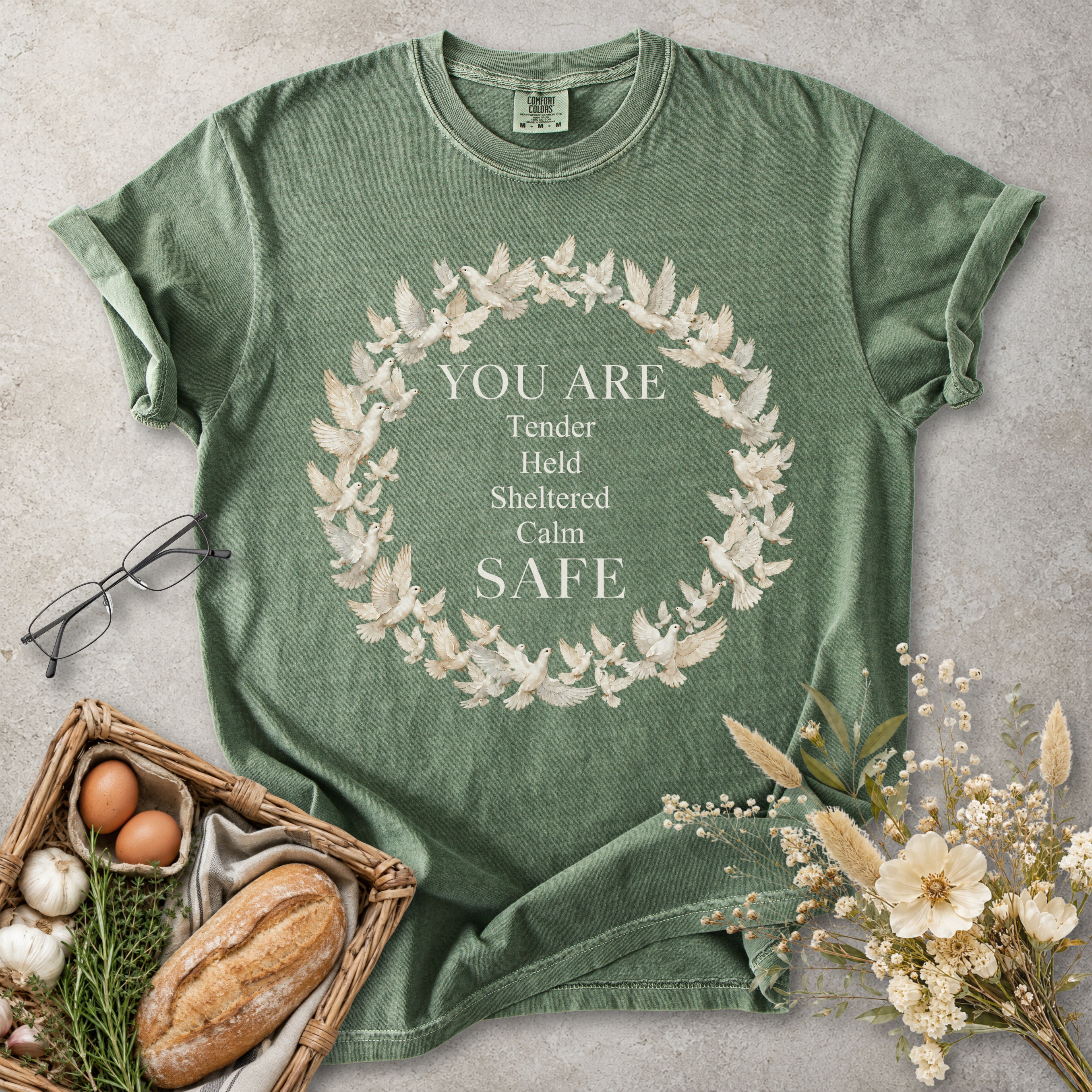 You Are Safe Christian Dove Faith T-Shirt