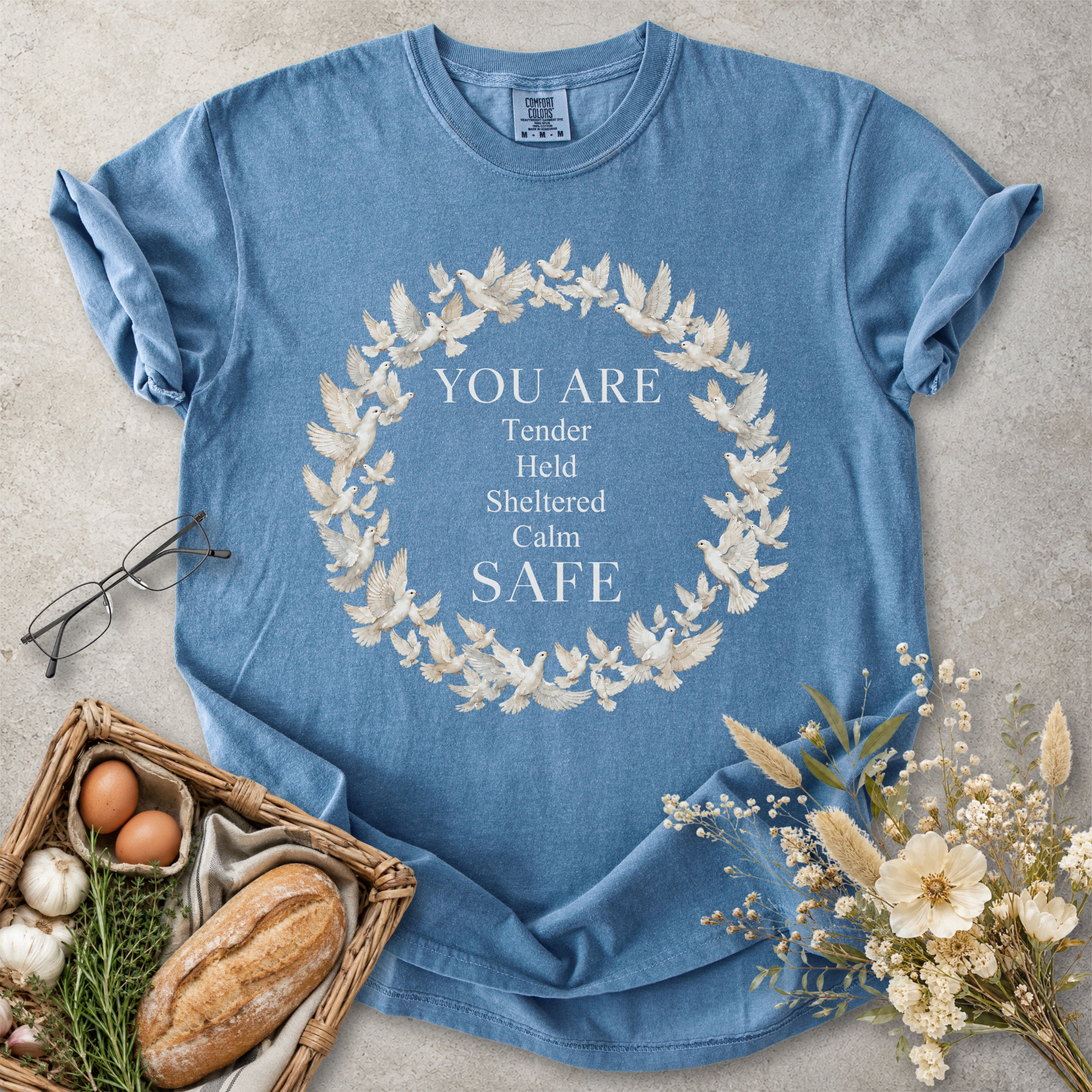 You Are Safe Christian Dove Faith T-Shirt