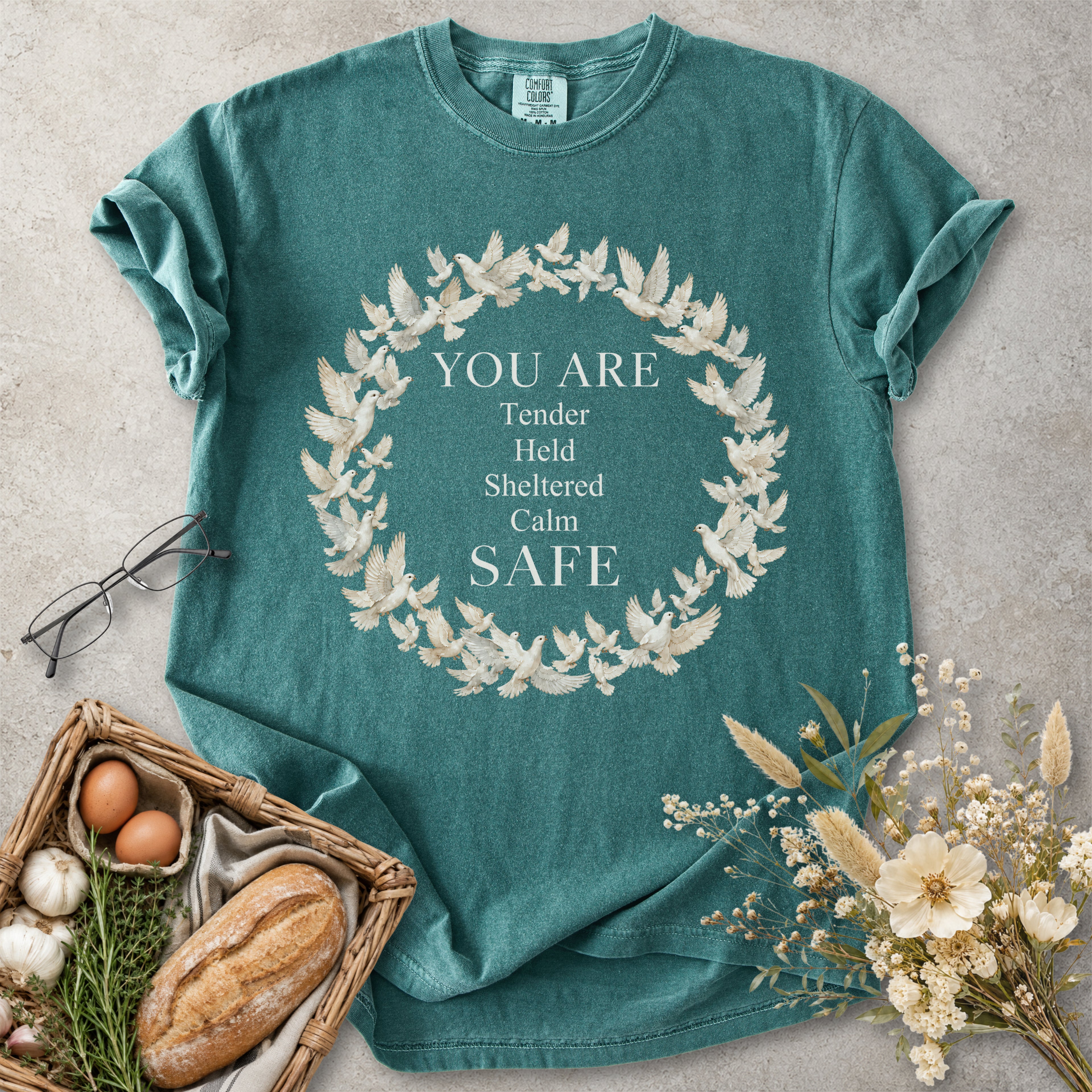 You Are Safe Christian Dove Faith T-Shirt
