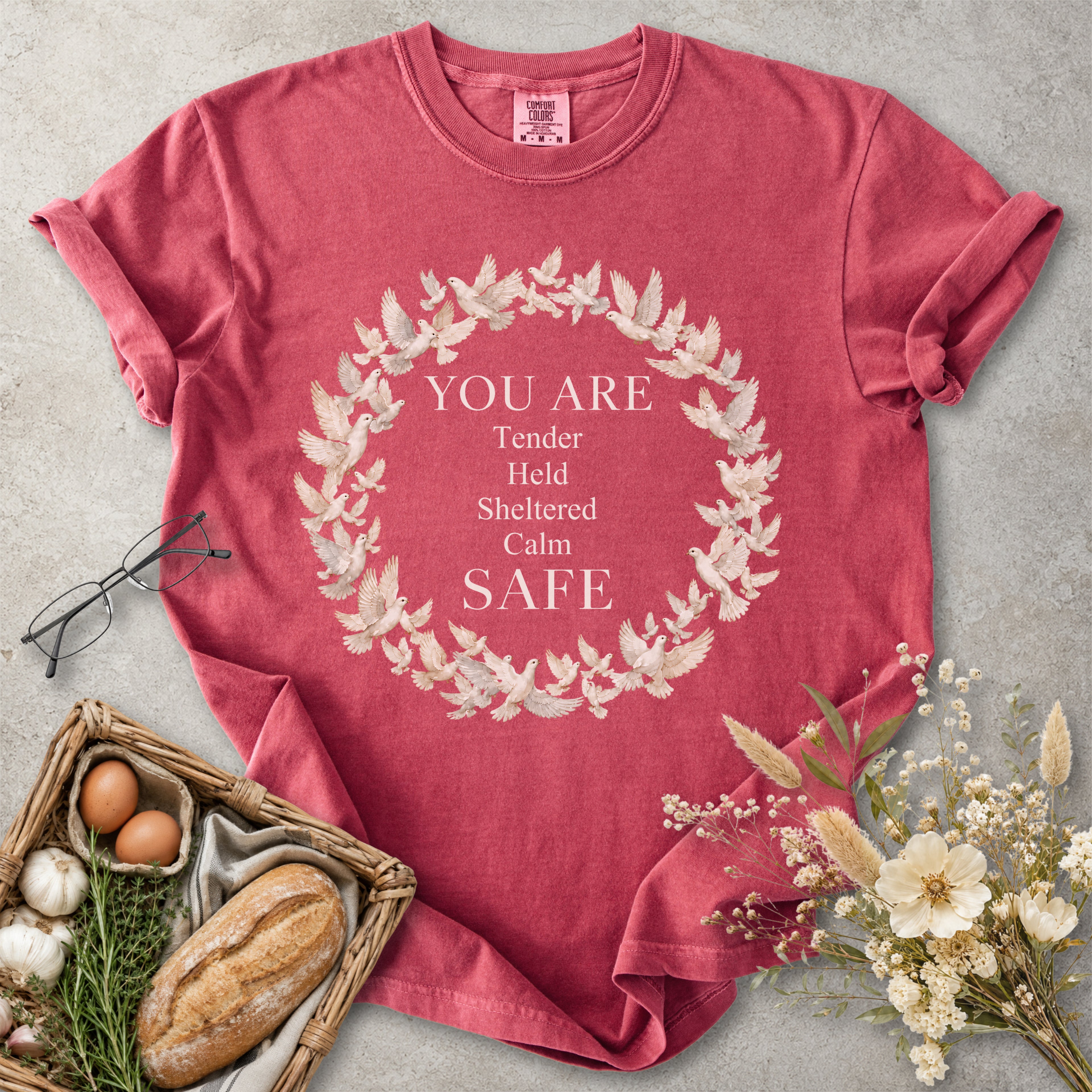 You Are Safe Christian Dove Faith T-Shirt