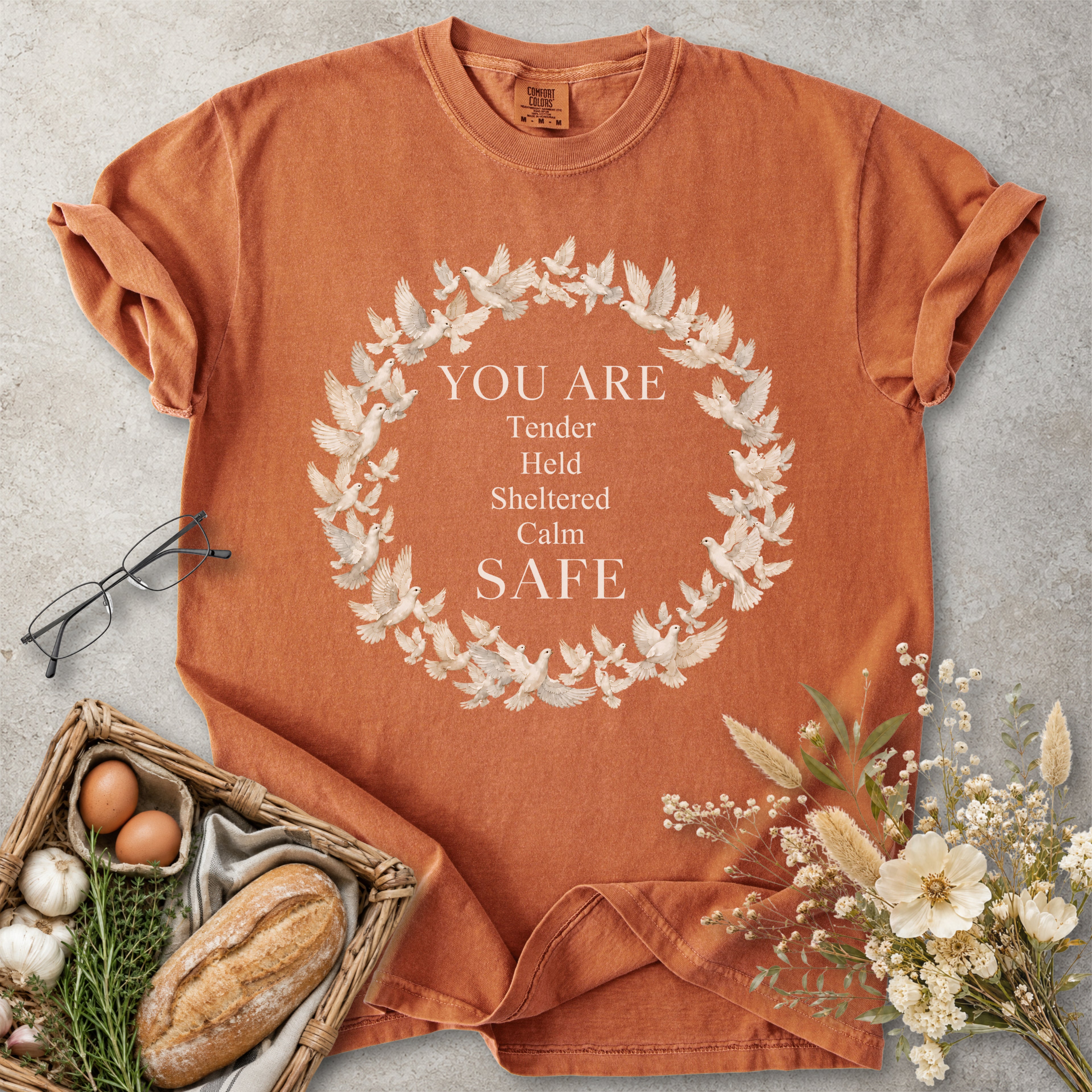 You Are Safe Christian Dove Faith T-Shirt