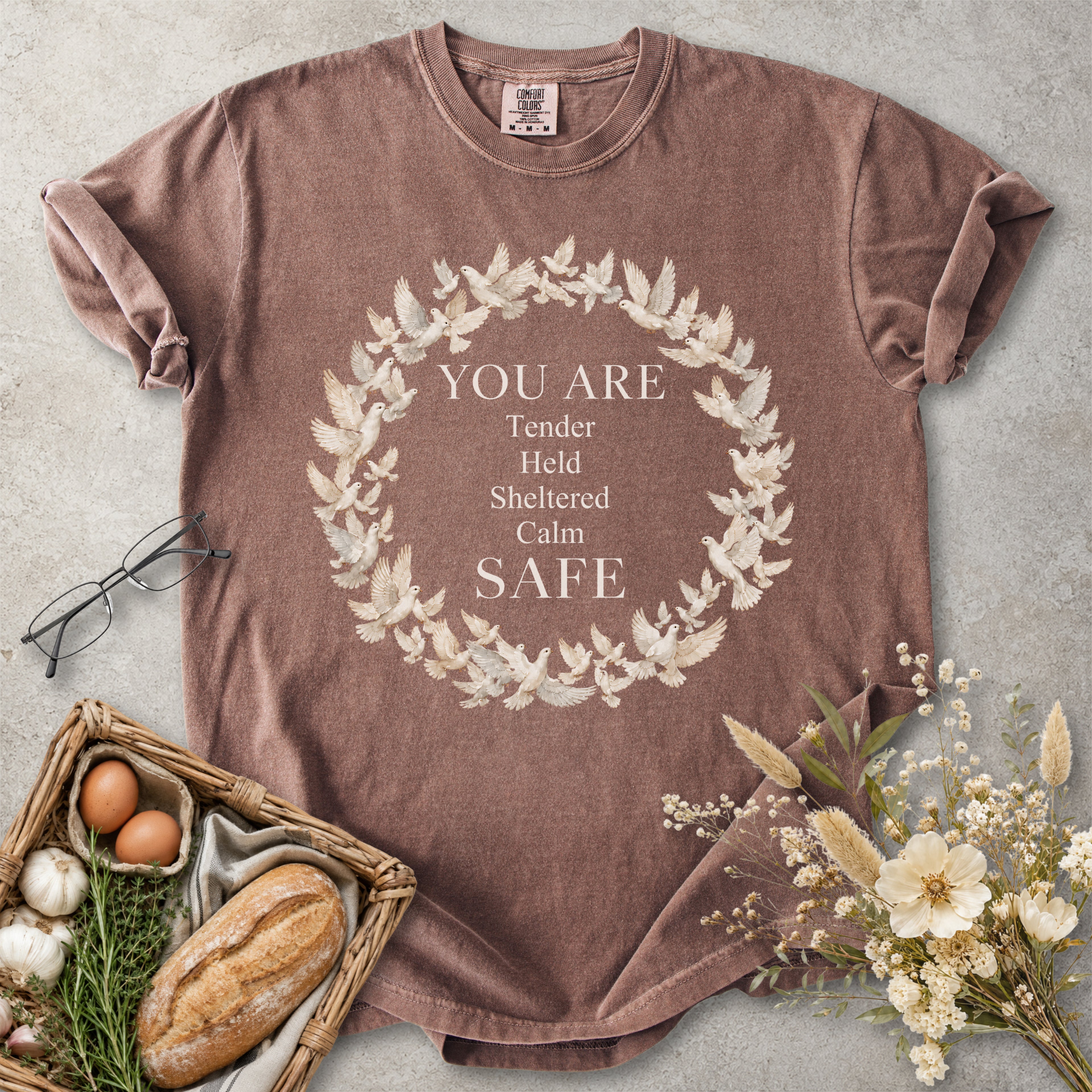 You Are Safe Christian Dove Faith T-Shirt