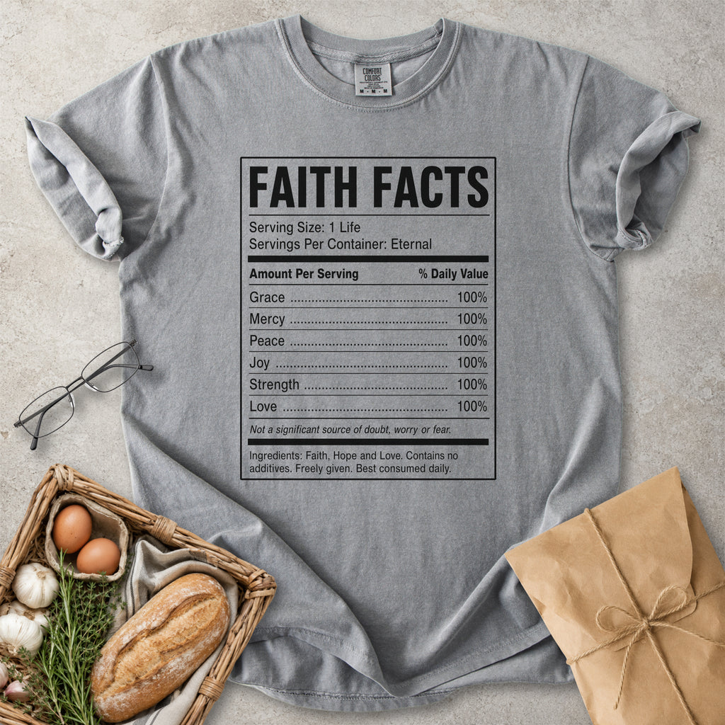 Faith Facts Christian Nutrition T-Shirt