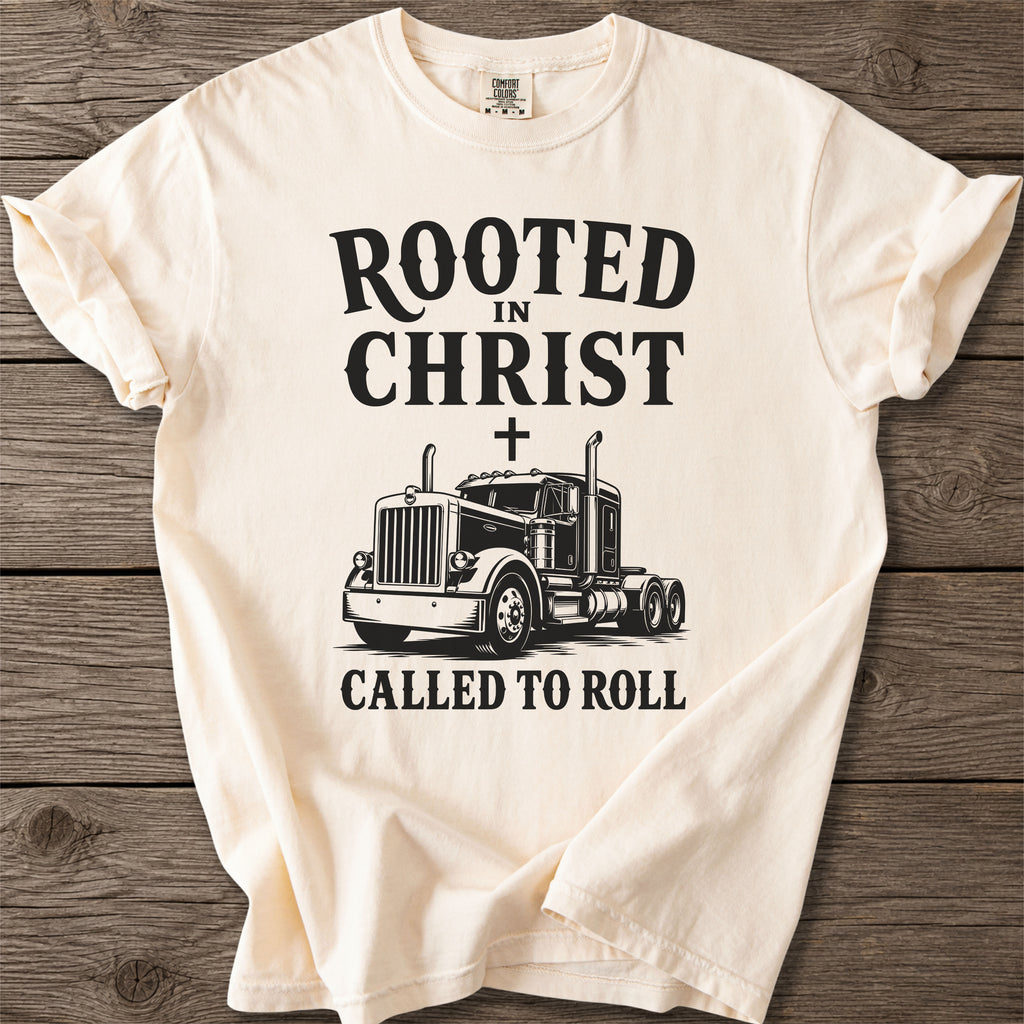 Rooted in Christ Trucker T-Shirt
