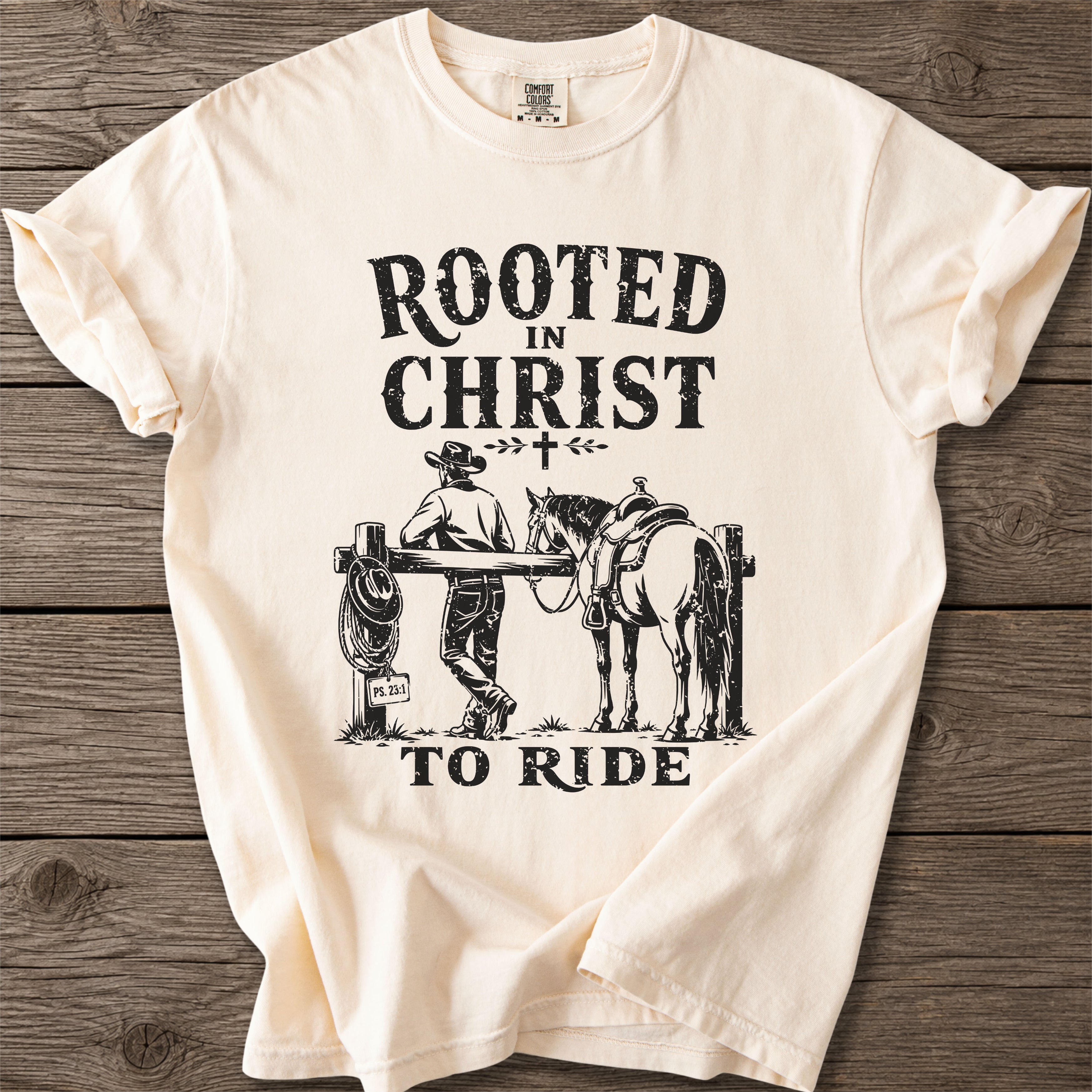 Rooted in Christ To Ride T-Shirt