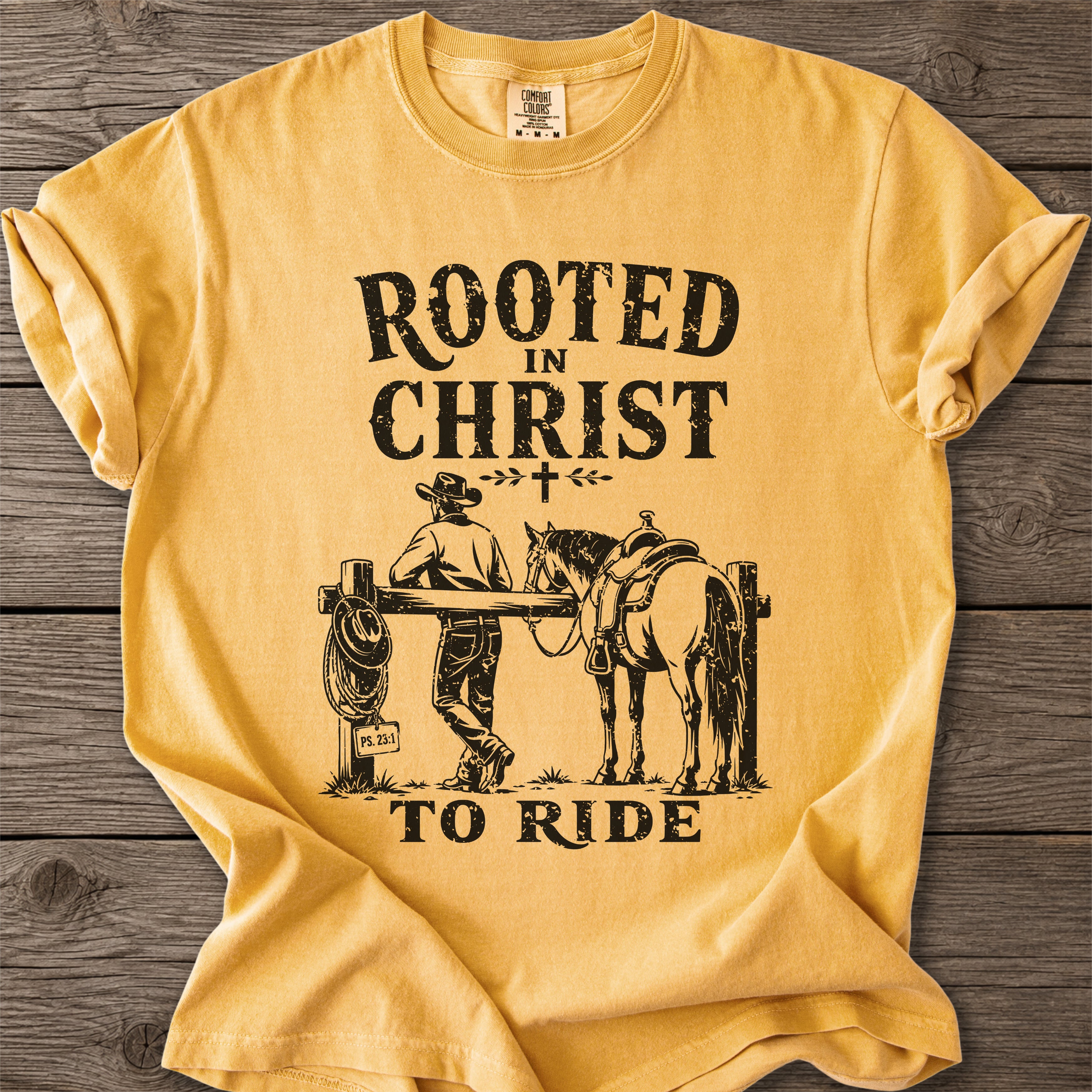Rooted in Christ To Ride T-Shirt
