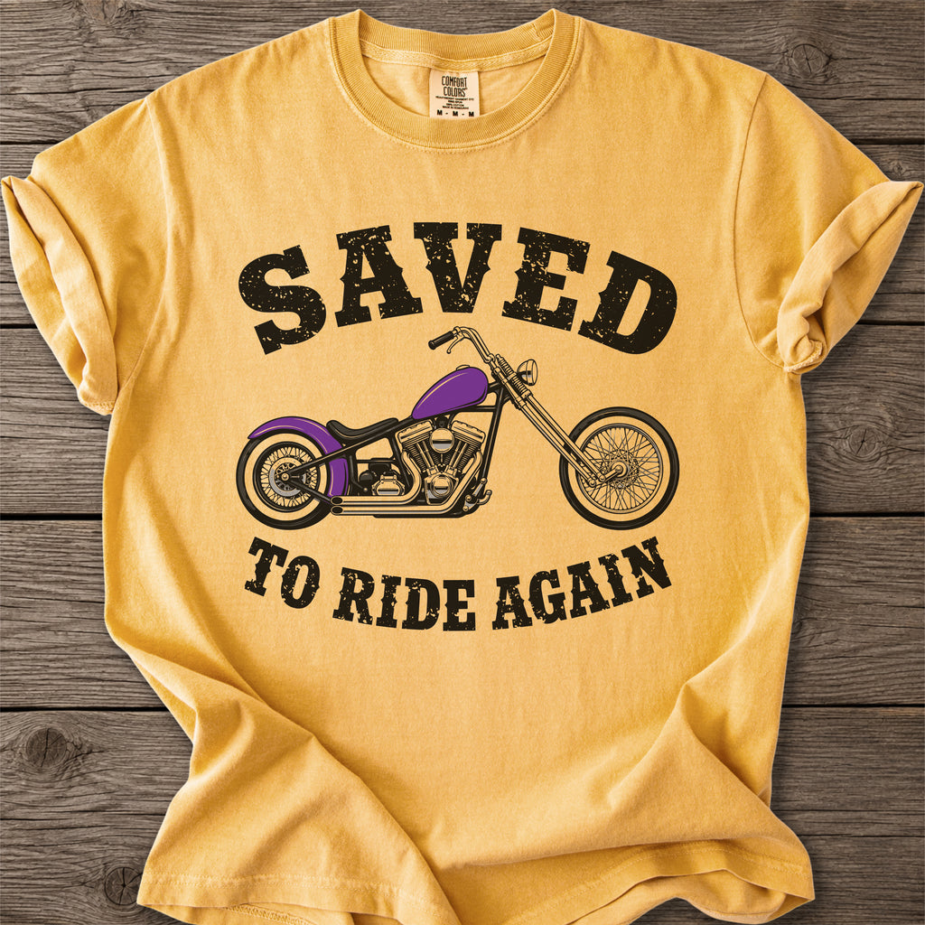 Saved to Ride Faith Motorcycle T-Shirt