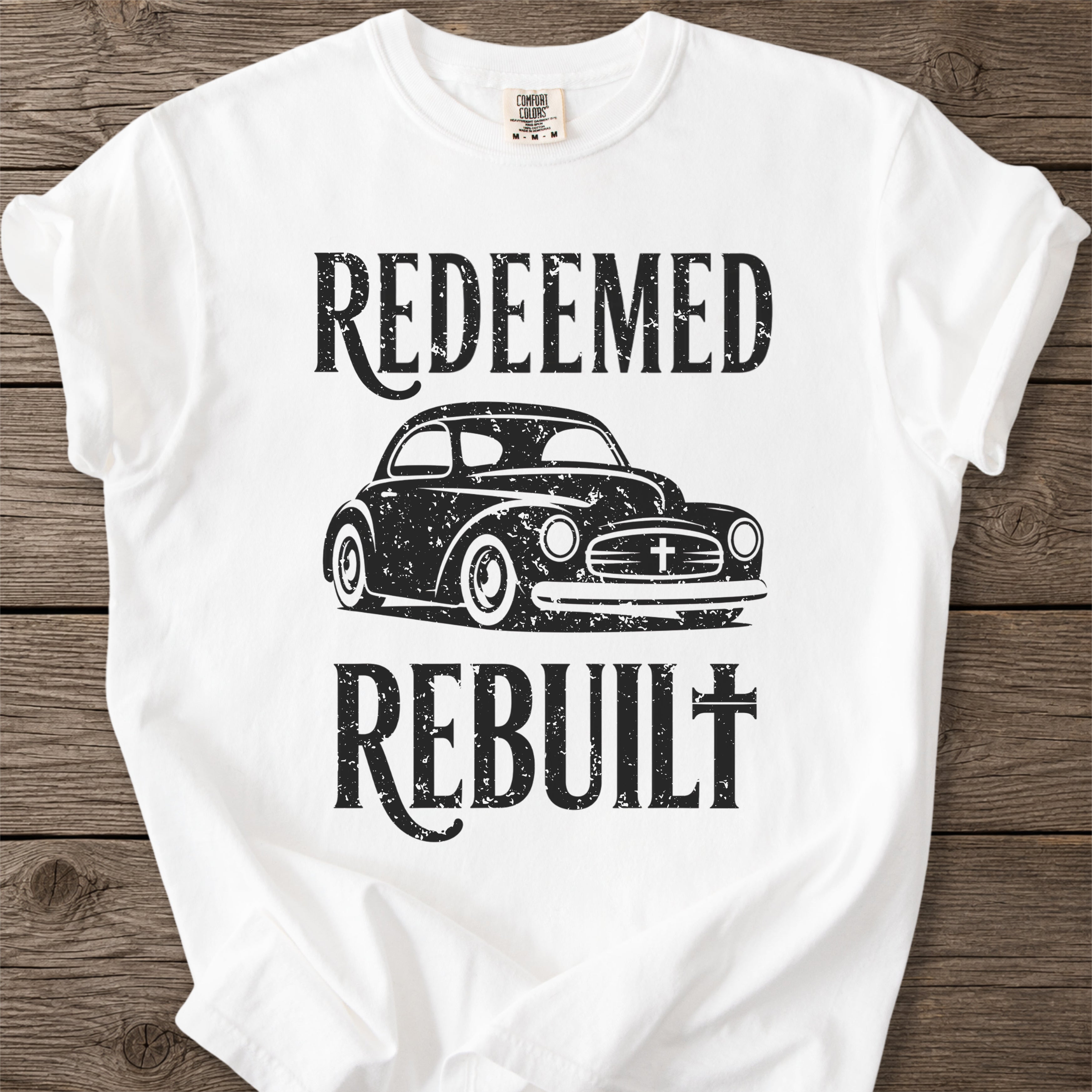 Redeemed & Rebuilt Car T-Shirt