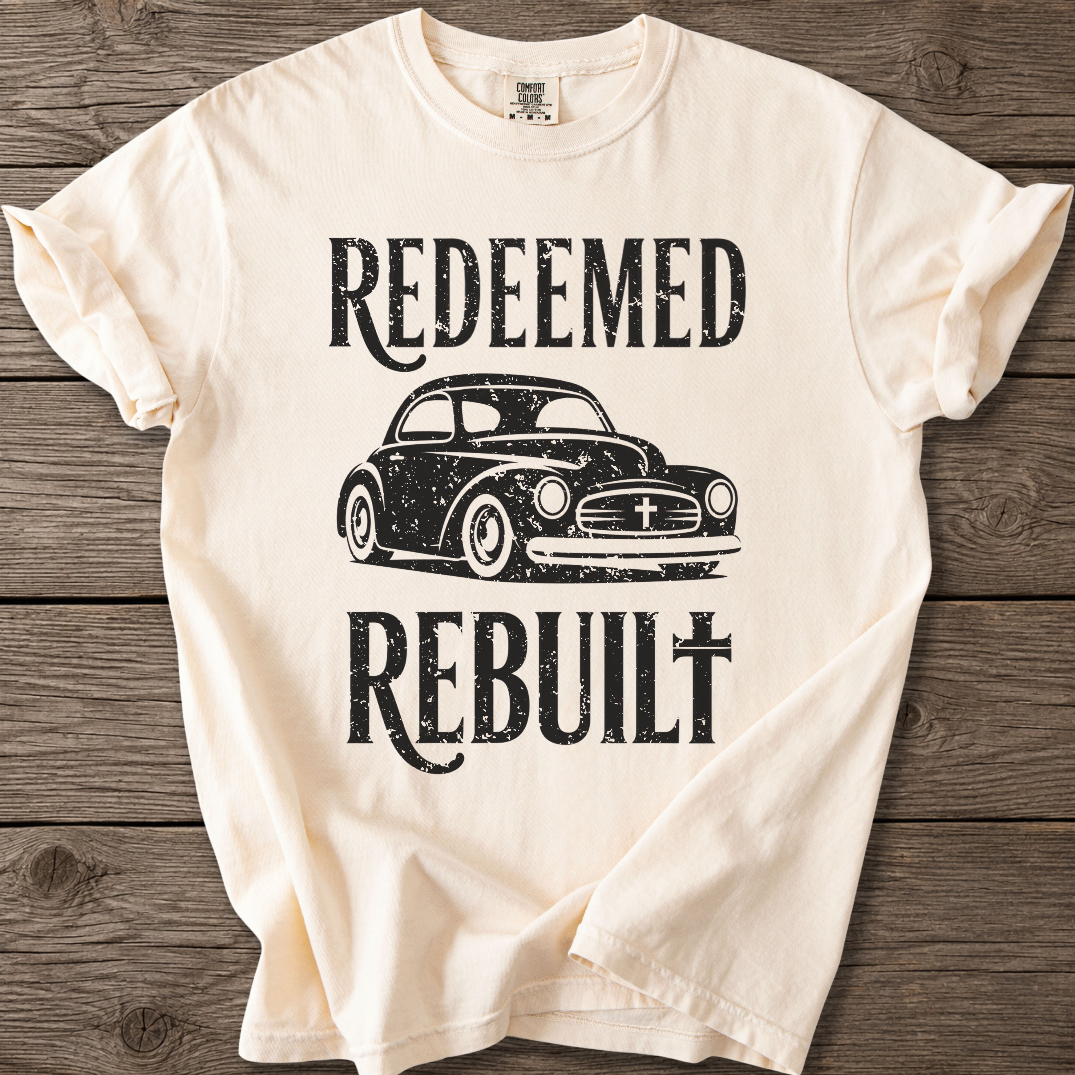 Redeemed & Rebuilt Car T-Shirt