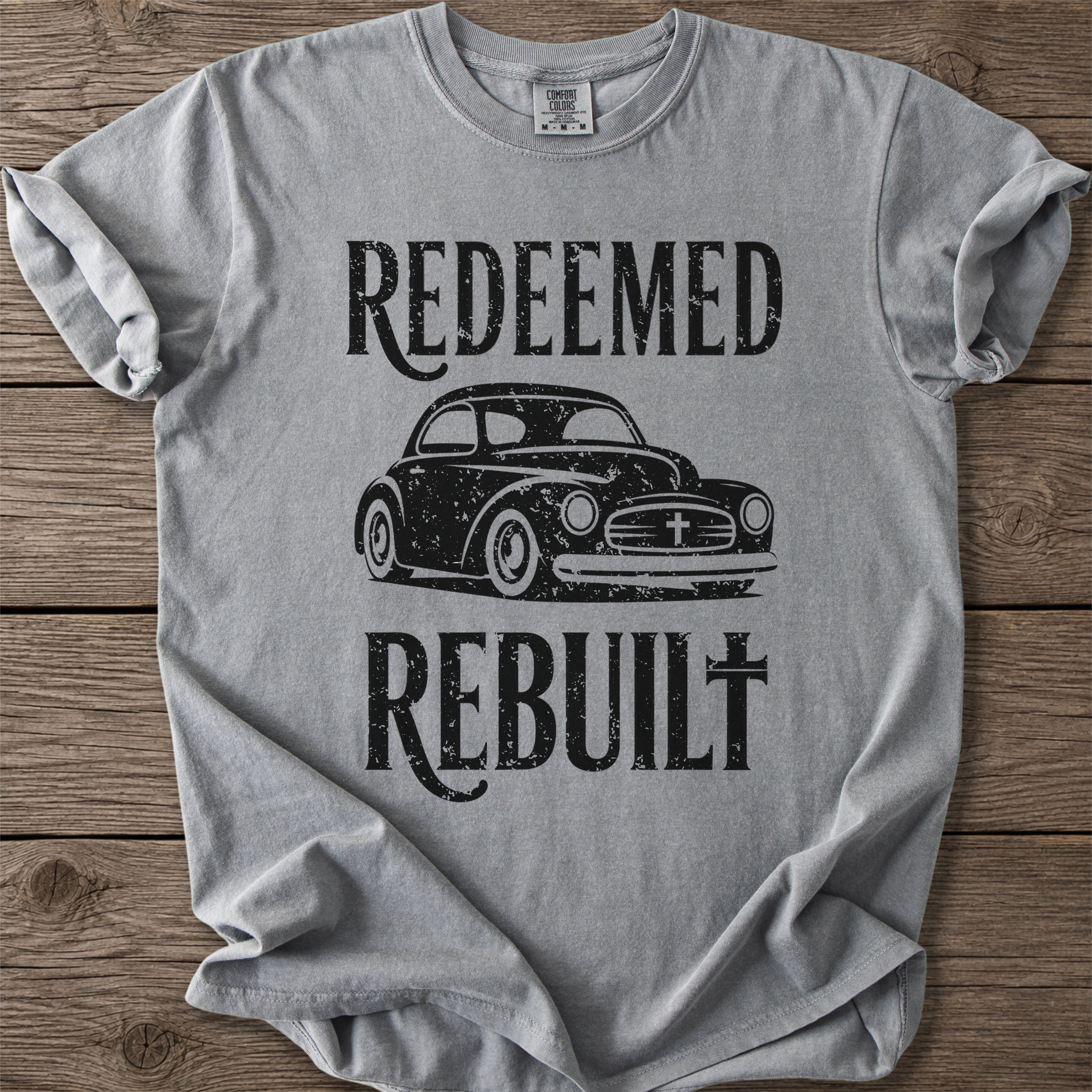 Redeemed & Rebuilt Car T-Shirt
