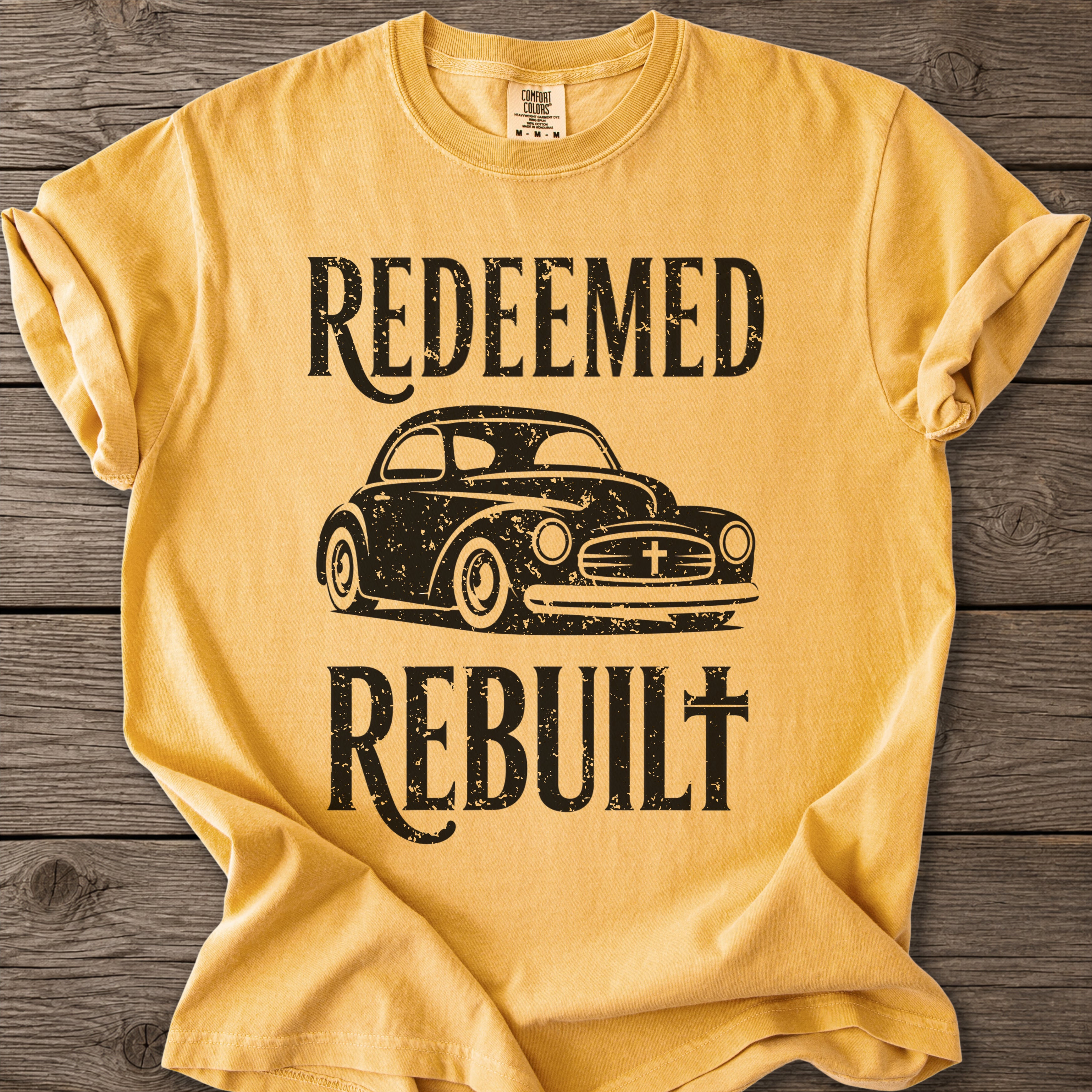 Redeemed & Rebuilt Car T-Shirt