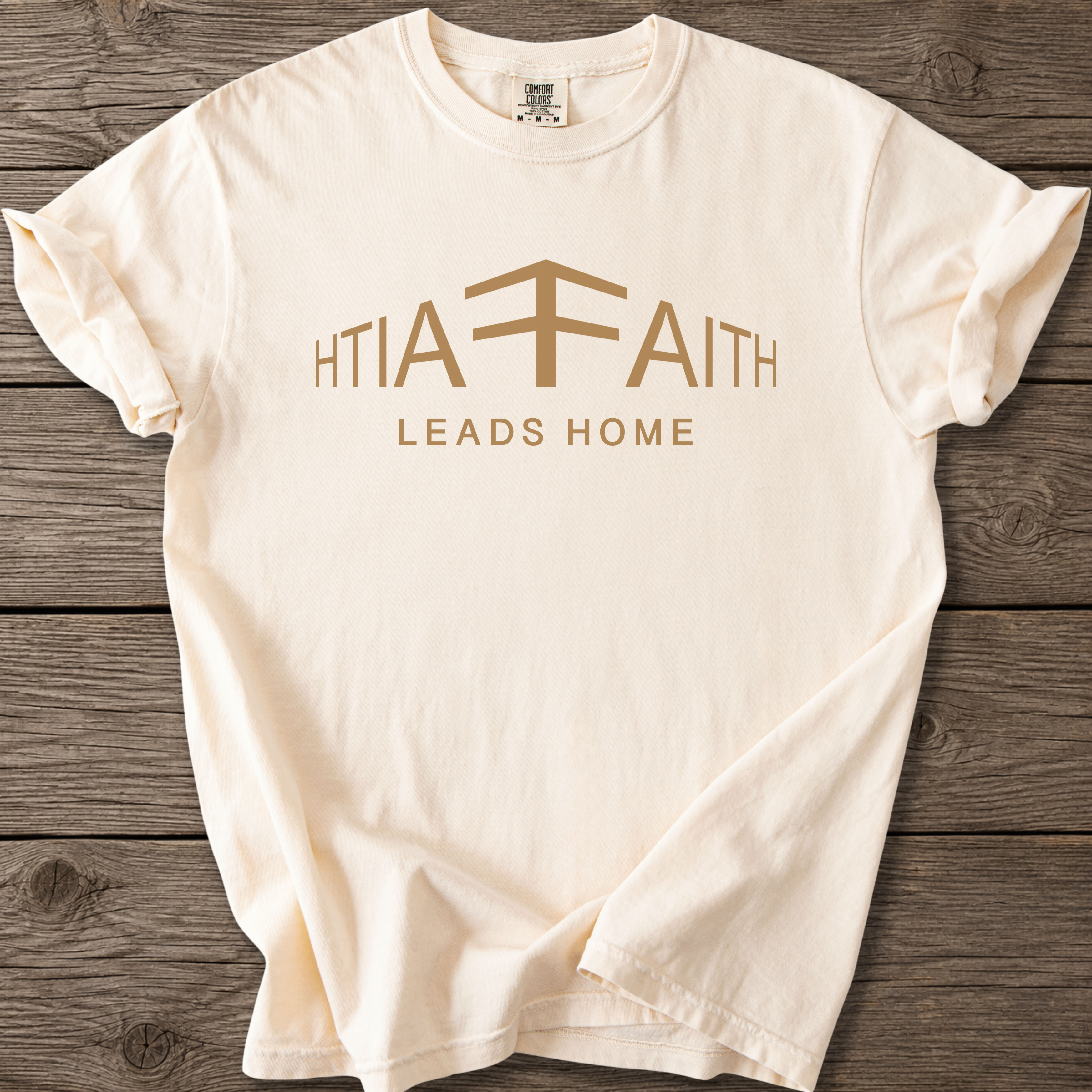 Faith Leads Home Christian T-Shirt