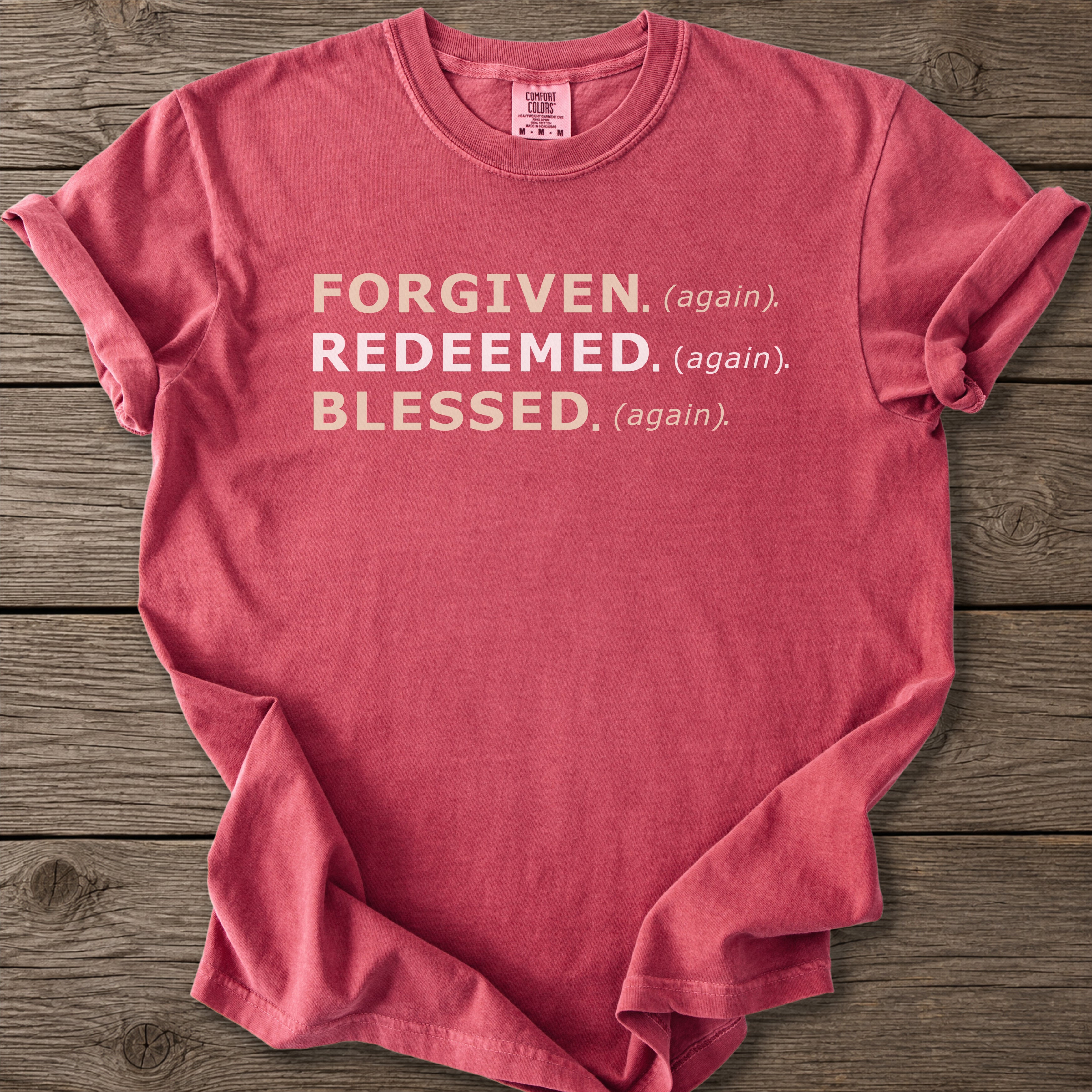 Forgiven Blessed Christian T-Shirt