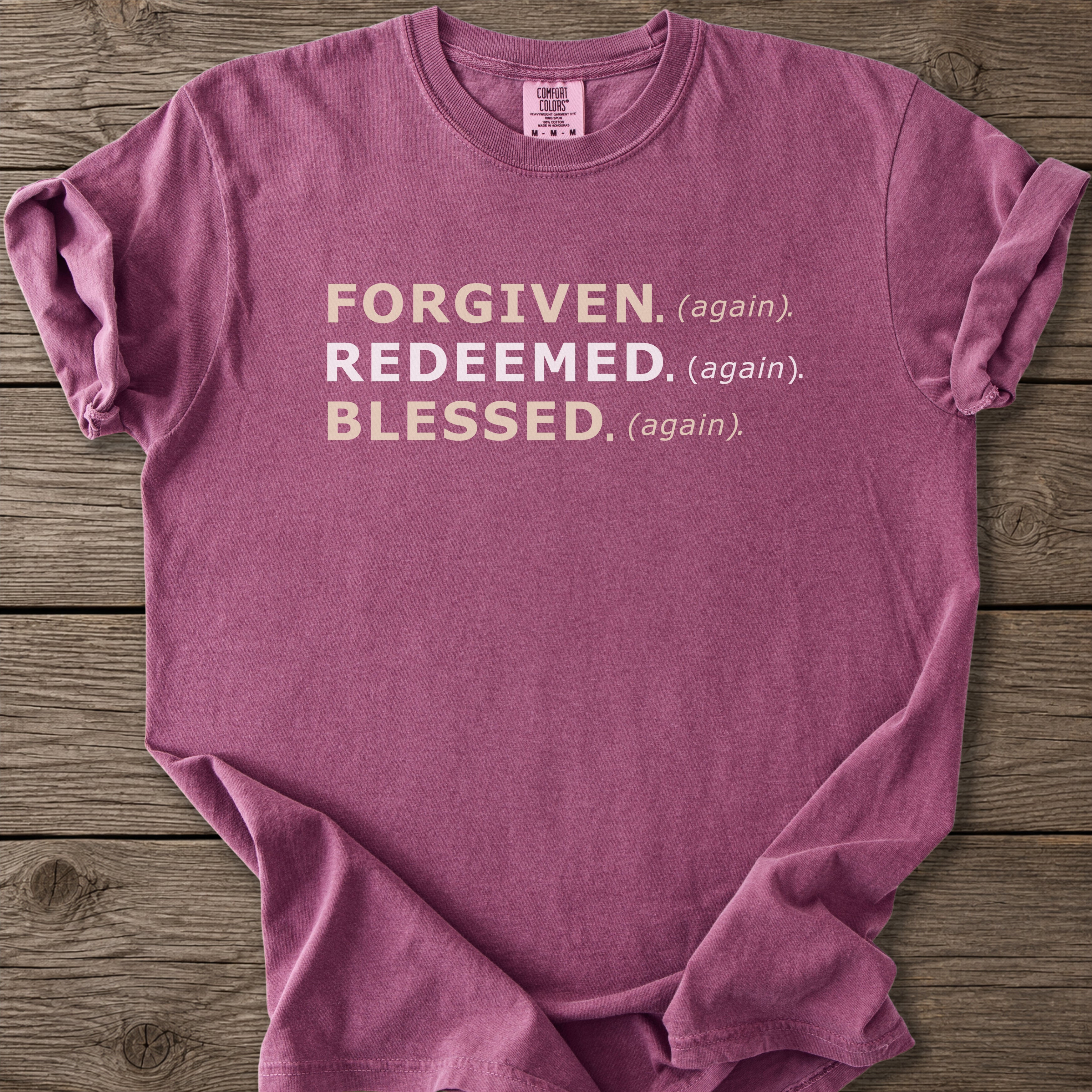 Forgiven Blessed Christian T-Shirt