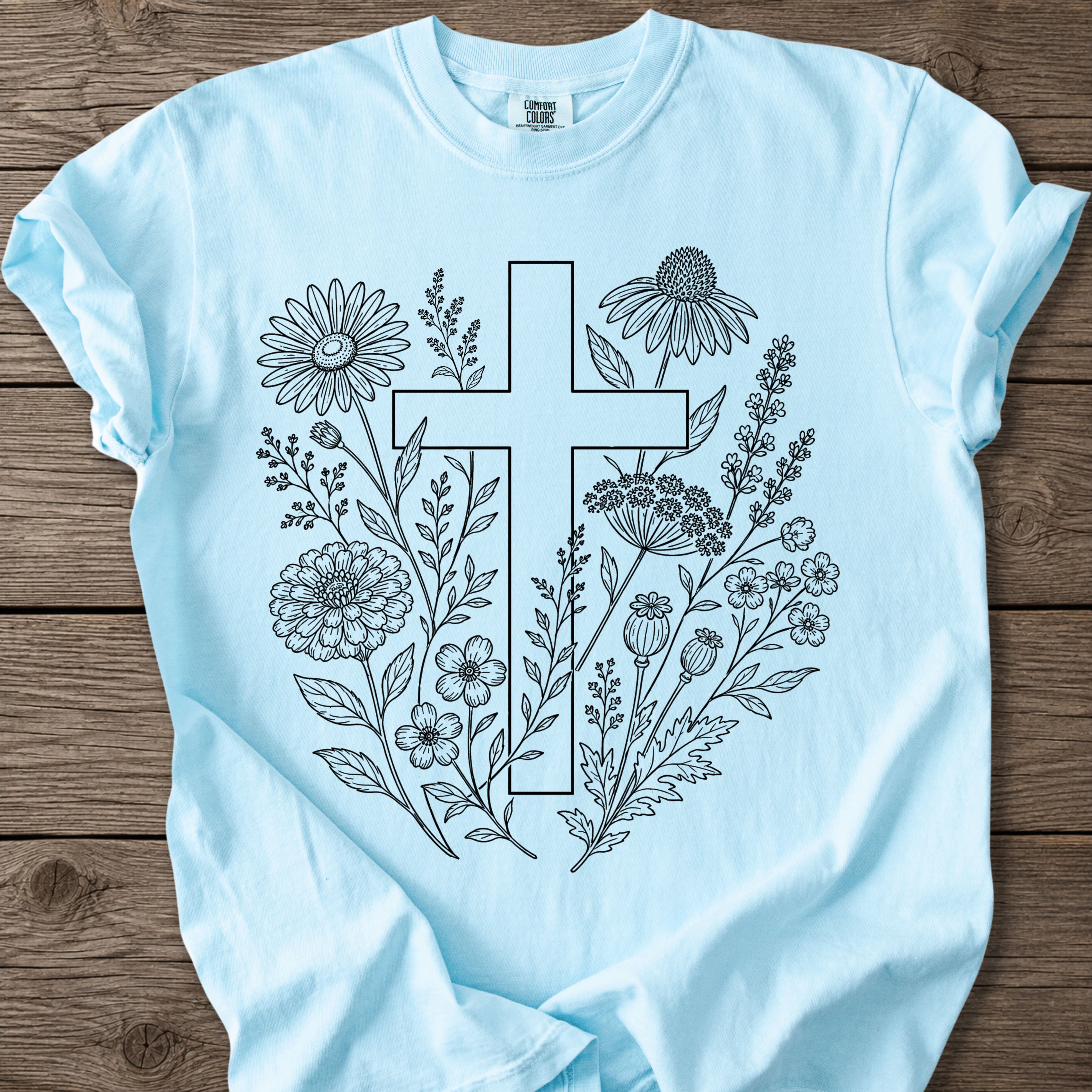 Botanical Cross Faith T-Shirt