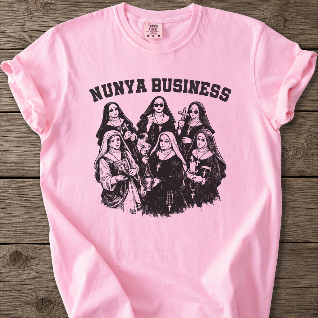 Nunya Business Catholic T-Shirt