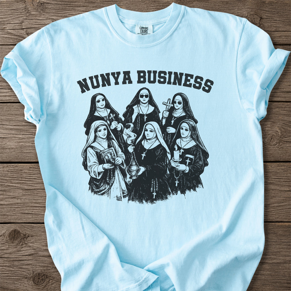 Nunya Business Catholic T-Shirt