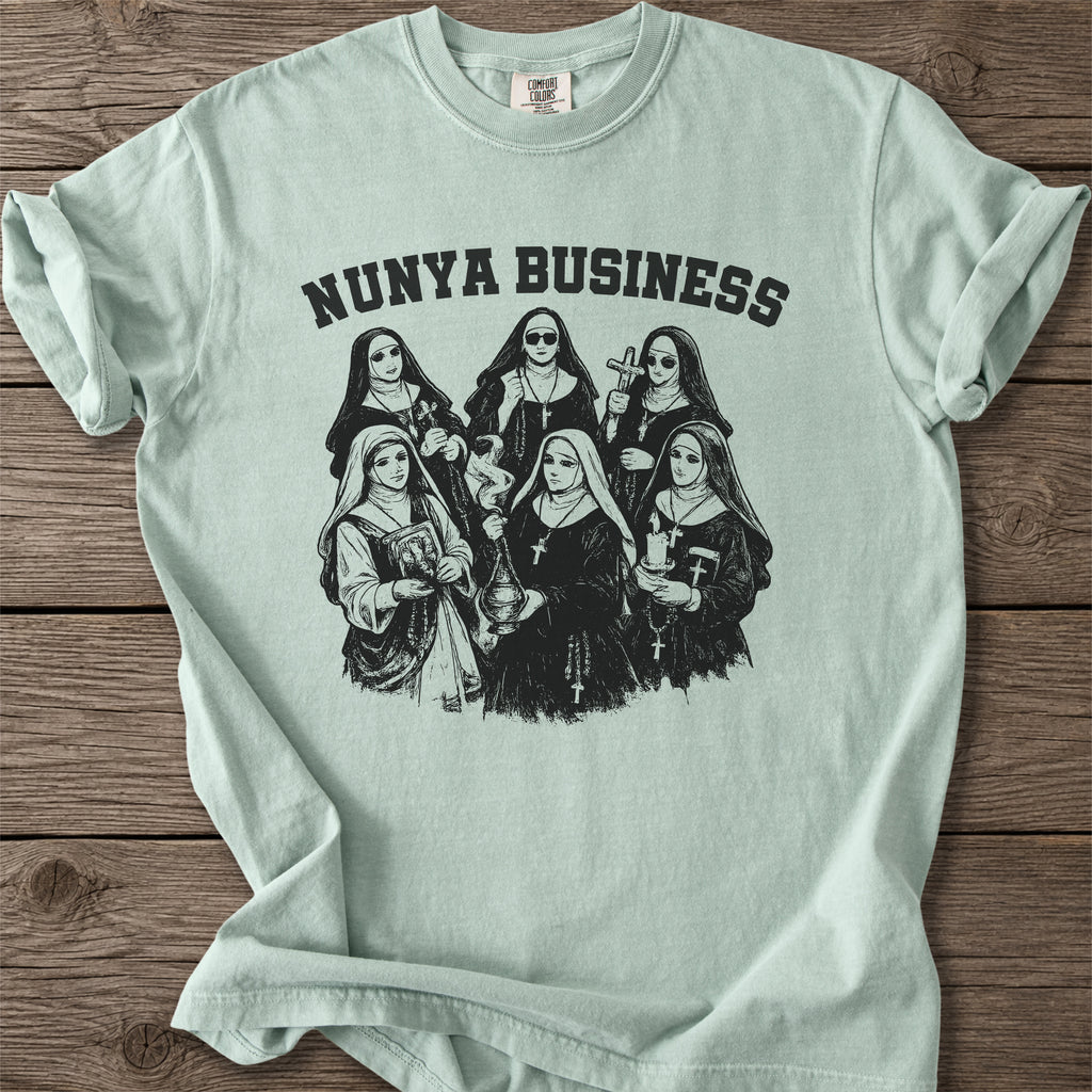 Nunya Business Catholic T-Shirt