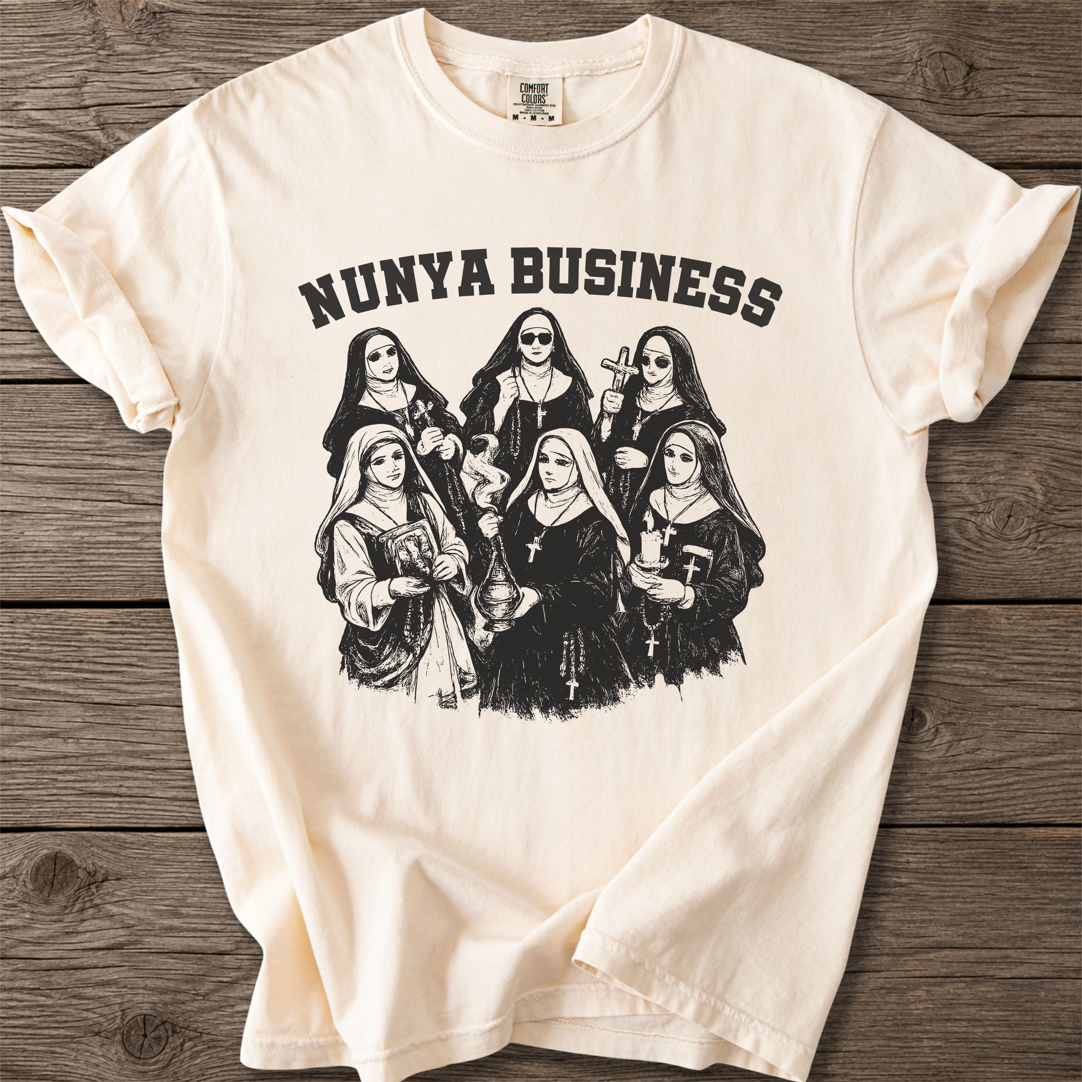 Nunya Business Catholic T-Shirt
