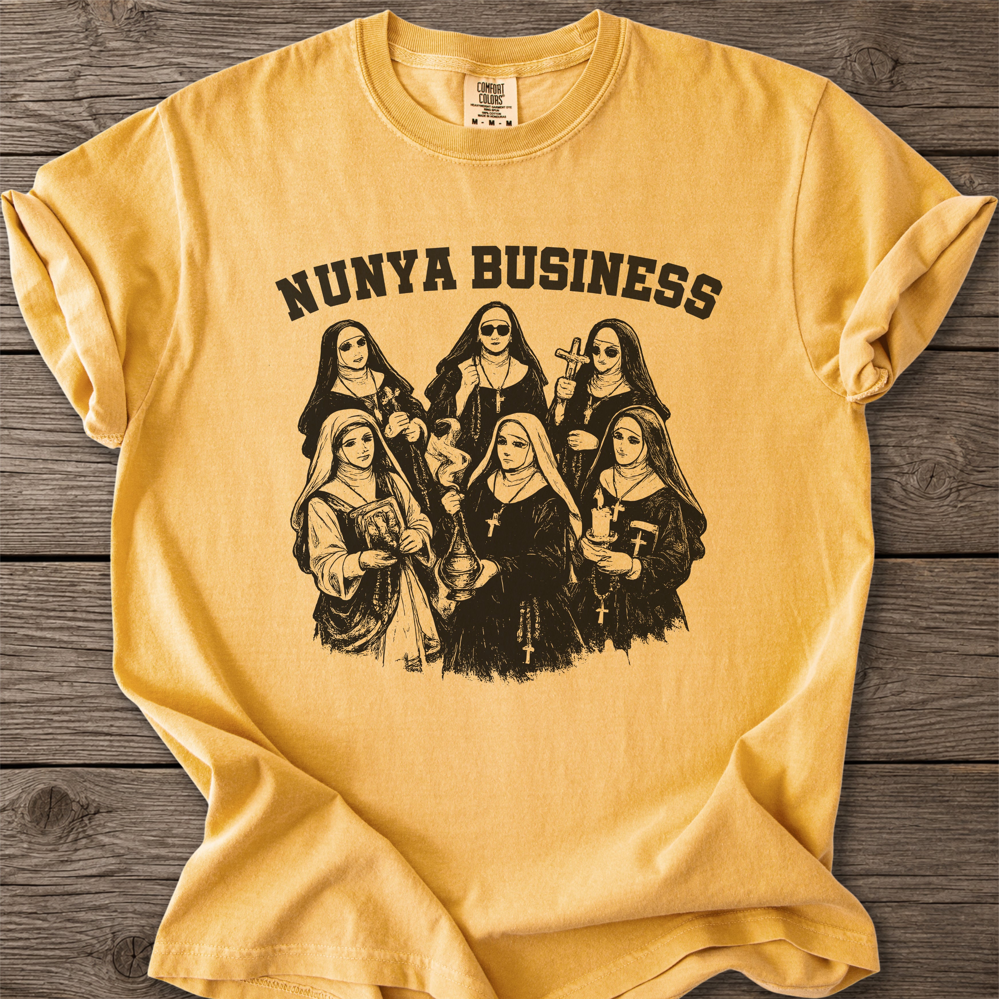 Nunya Business Catholic T-Shirt