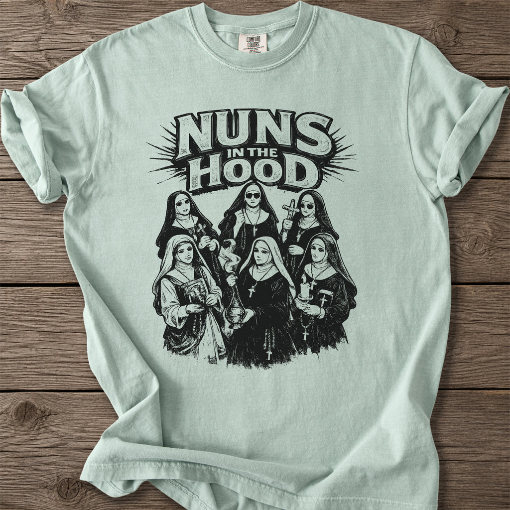 Nuns in the Hood Catholic T-Shirt