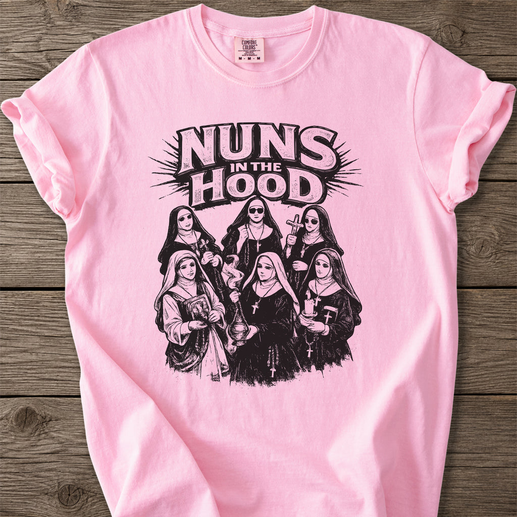 Nuns in the Hood Catholic T-Shirt