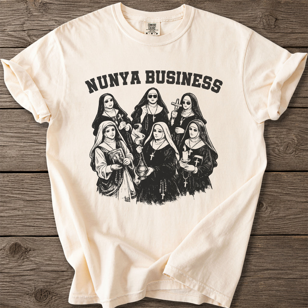 Nunya Business Catholic T-Shirt