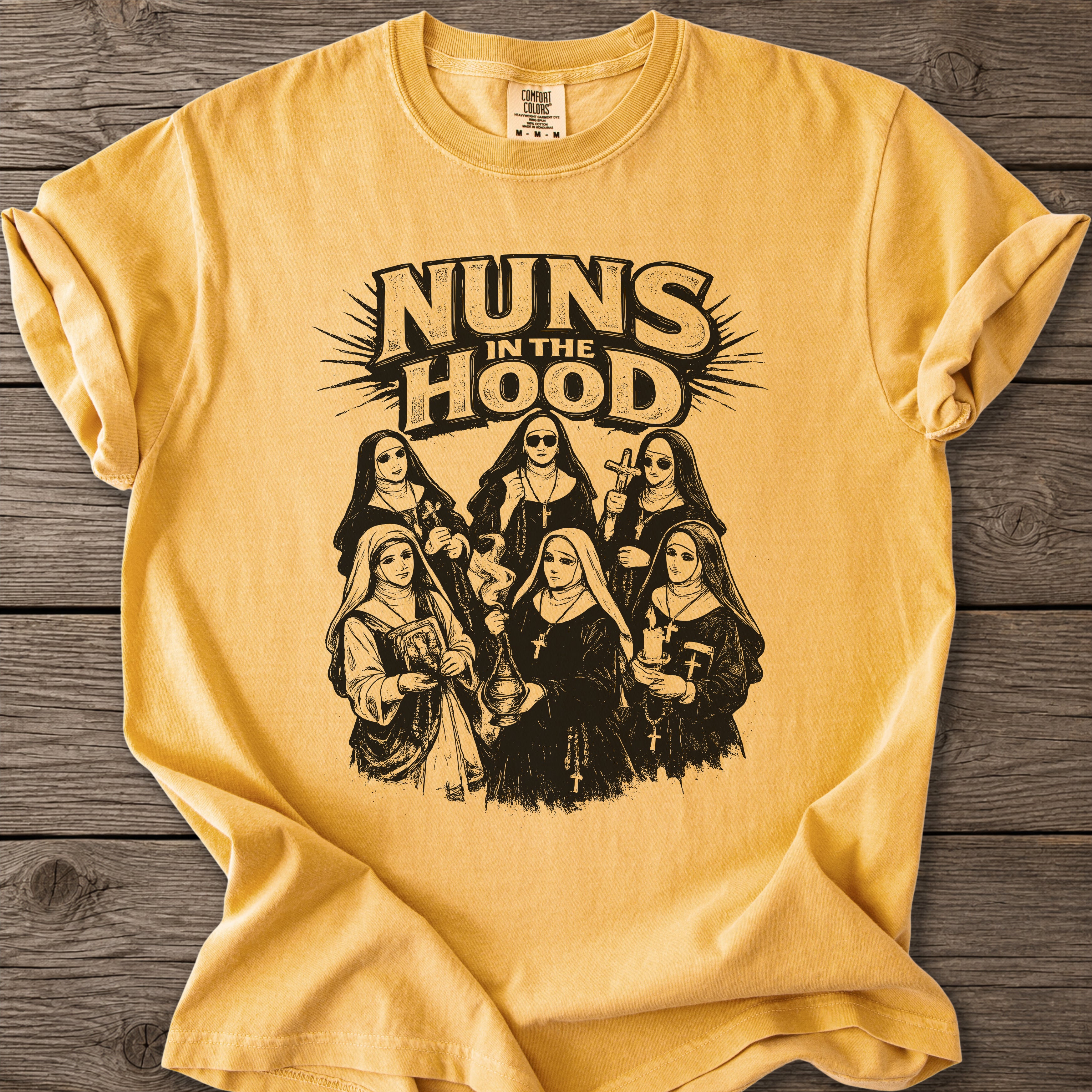 Nuns in the Hood Catholic T-Shirt