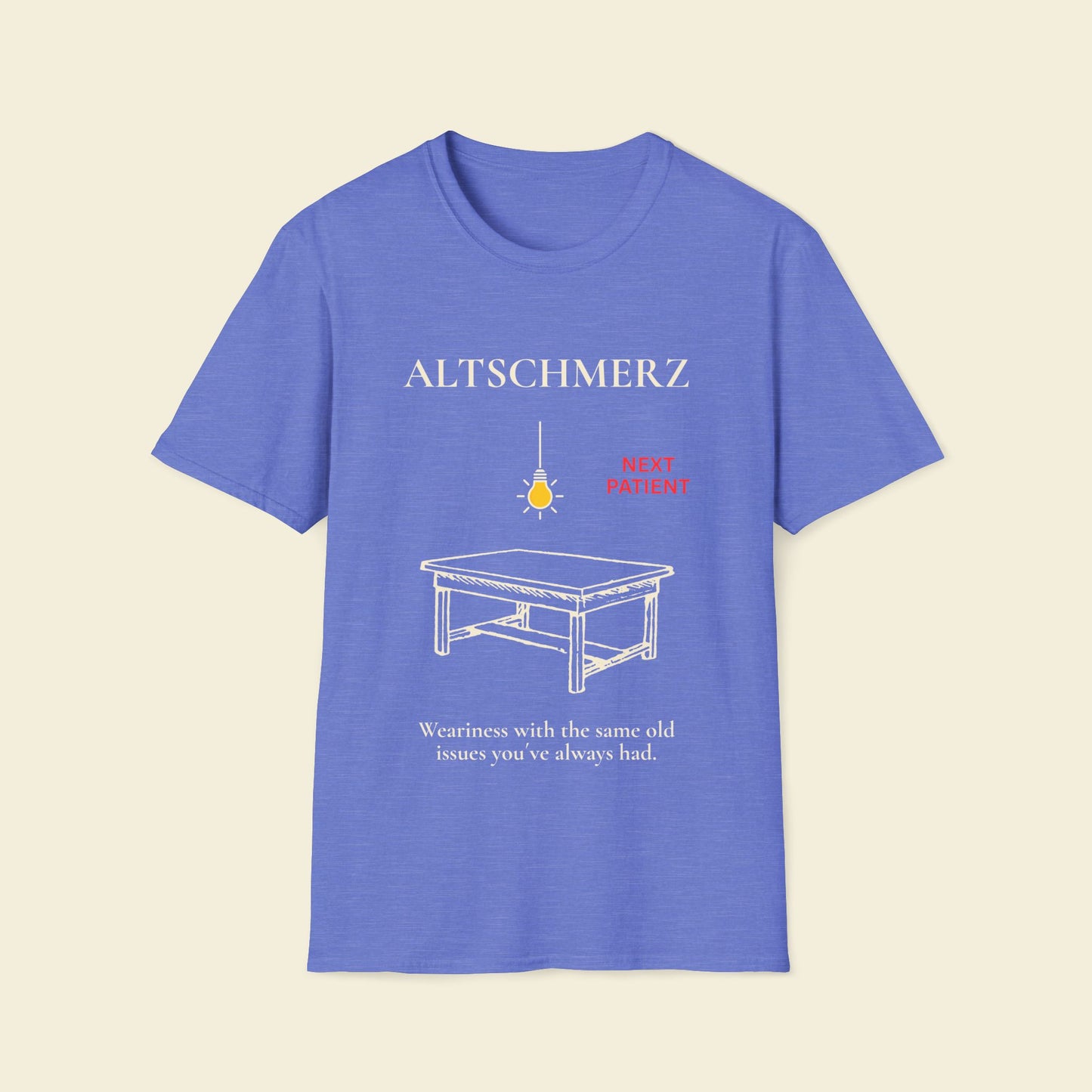 Altschmerz – Minimalist Psychology Tee Heather Royal