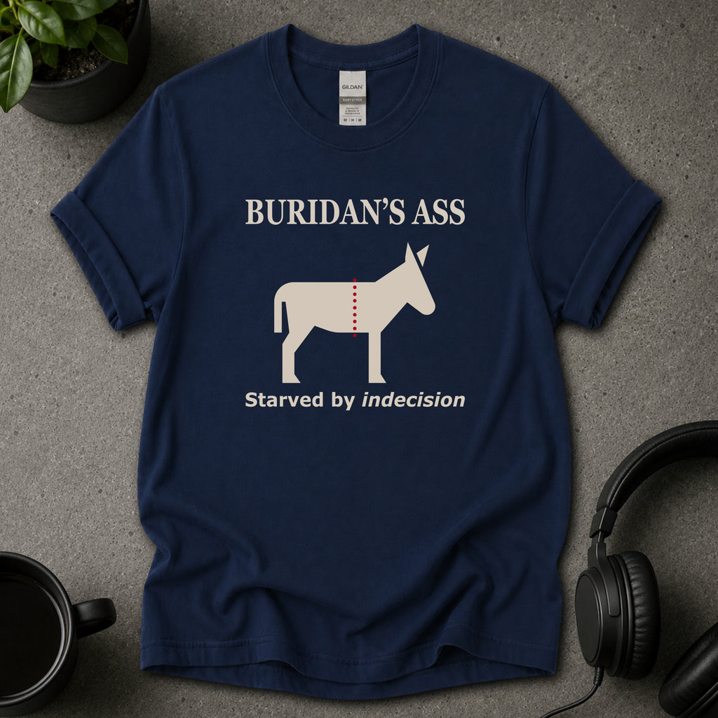 Buridan’s Ass Philosophy Graphic T-Shirt