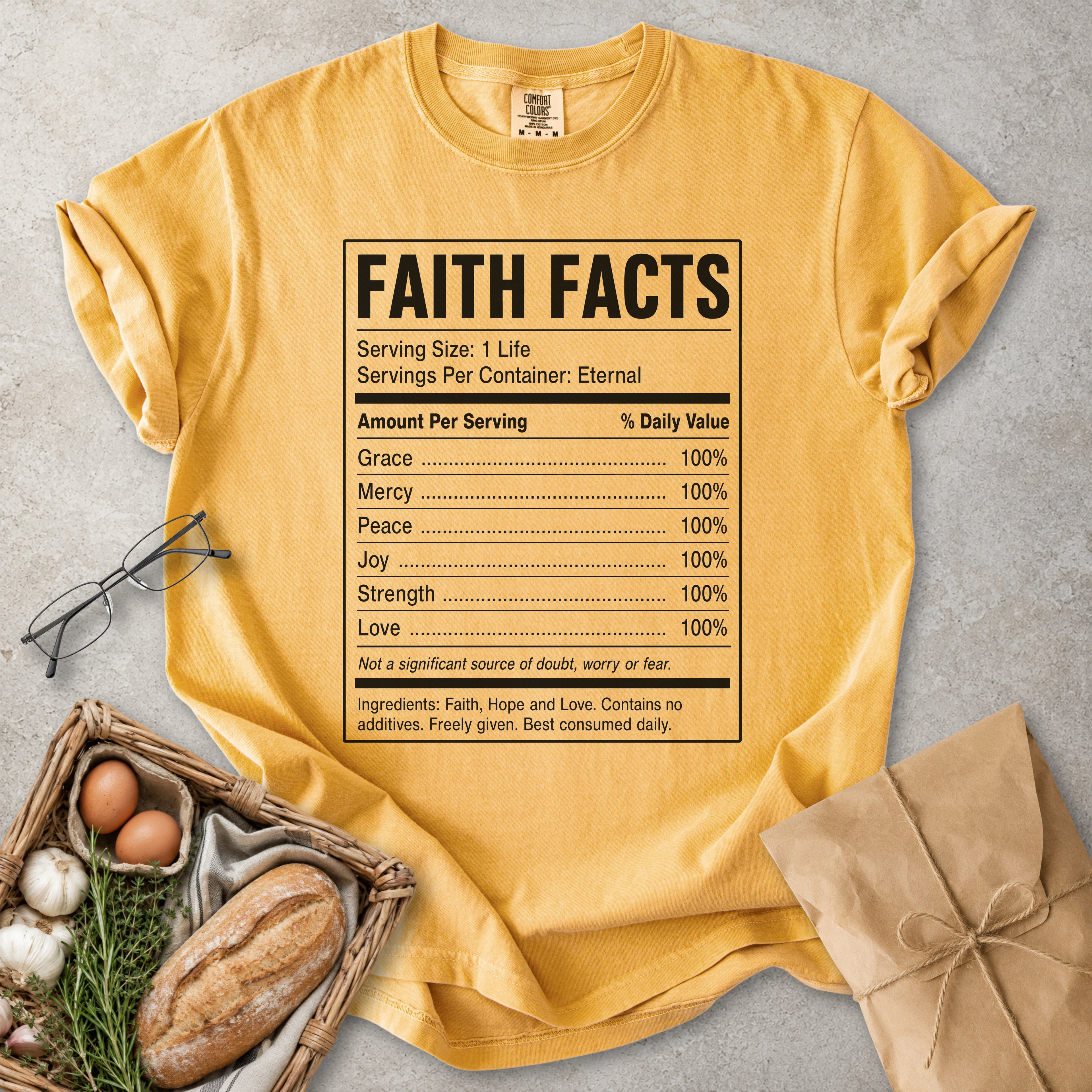 Faith Facts Christian Nutrition T-Shirt