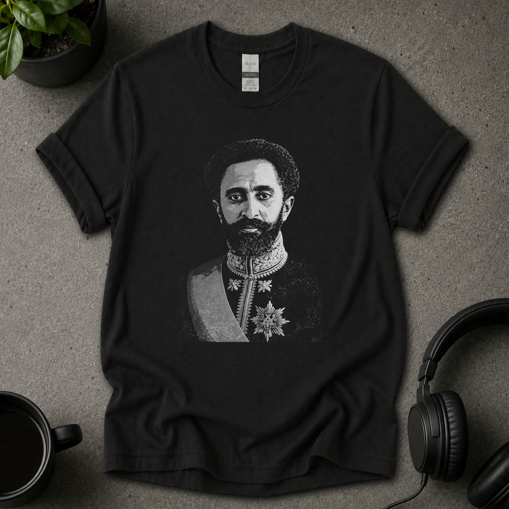 Haile Selassie Reggae Graphic T-Shirt