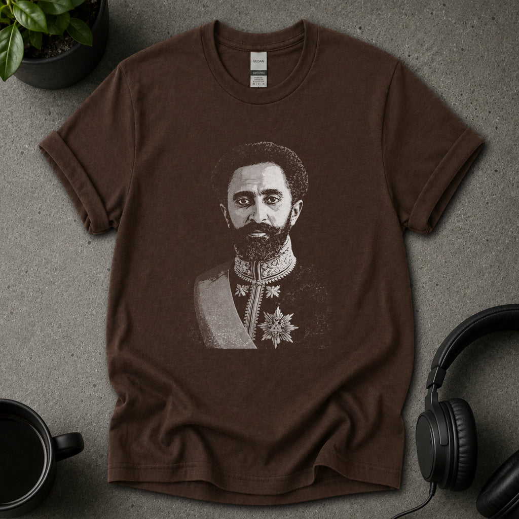 Haile Selassie Reggae Graphic T-Shirt