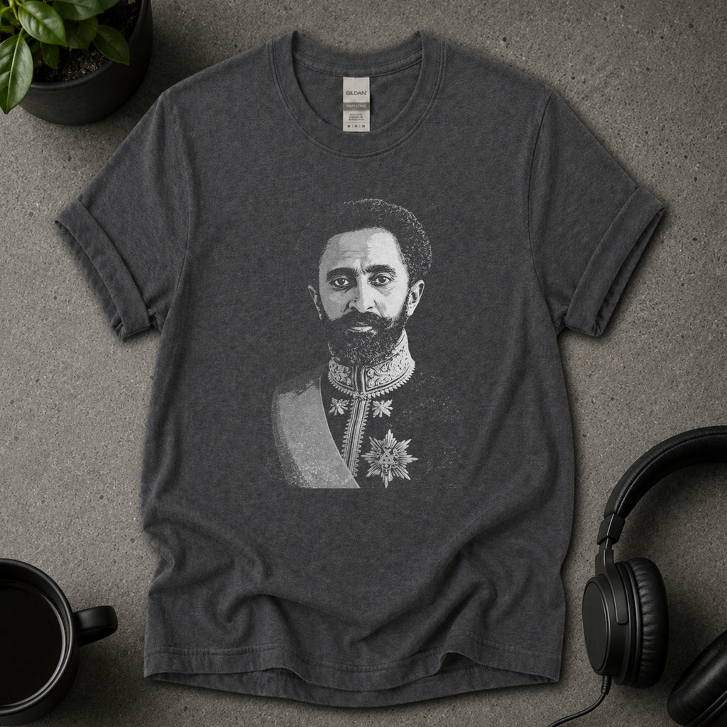 Haile Selassie Reggae Graphic T-Shirt