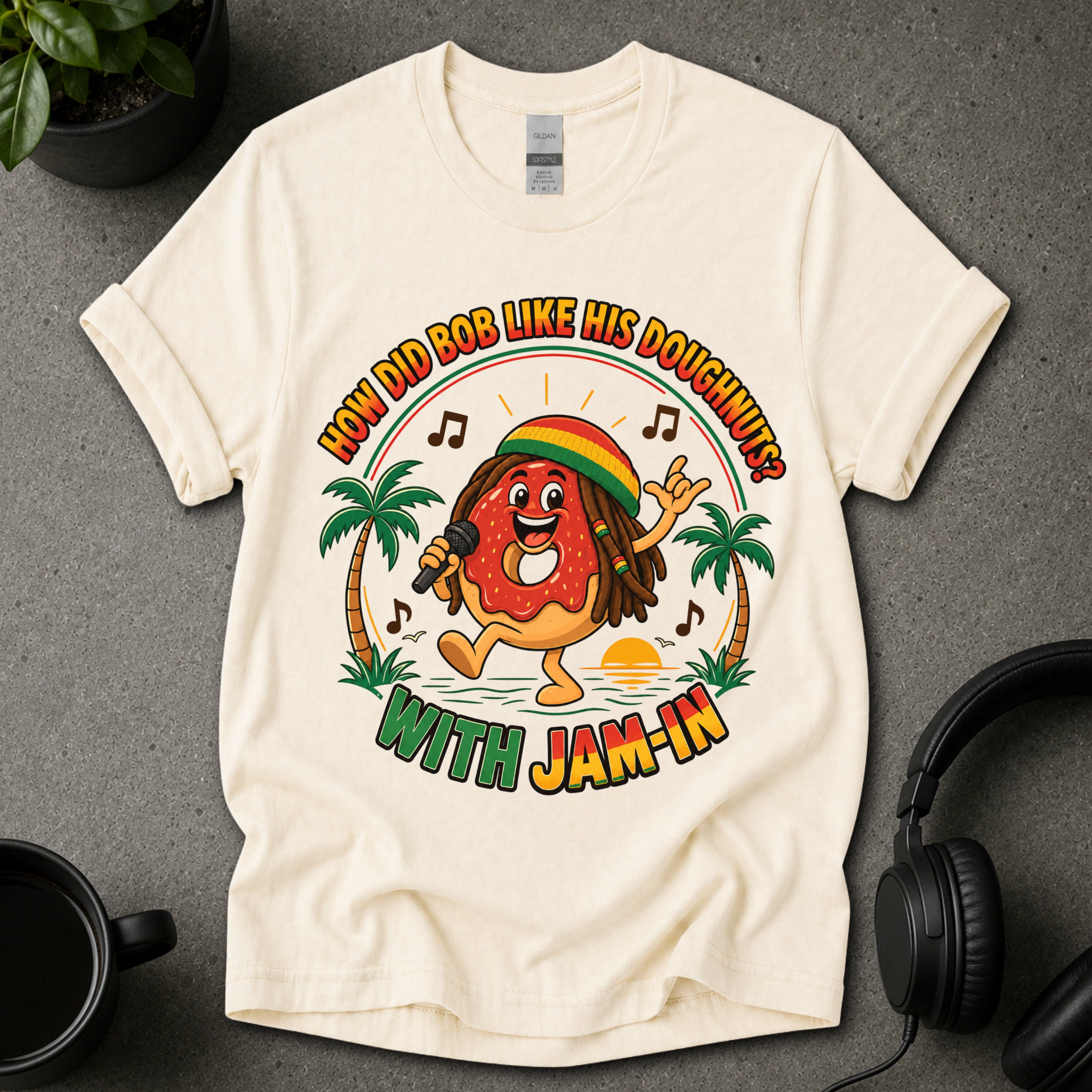 Rasta Doughnut T-Shirt