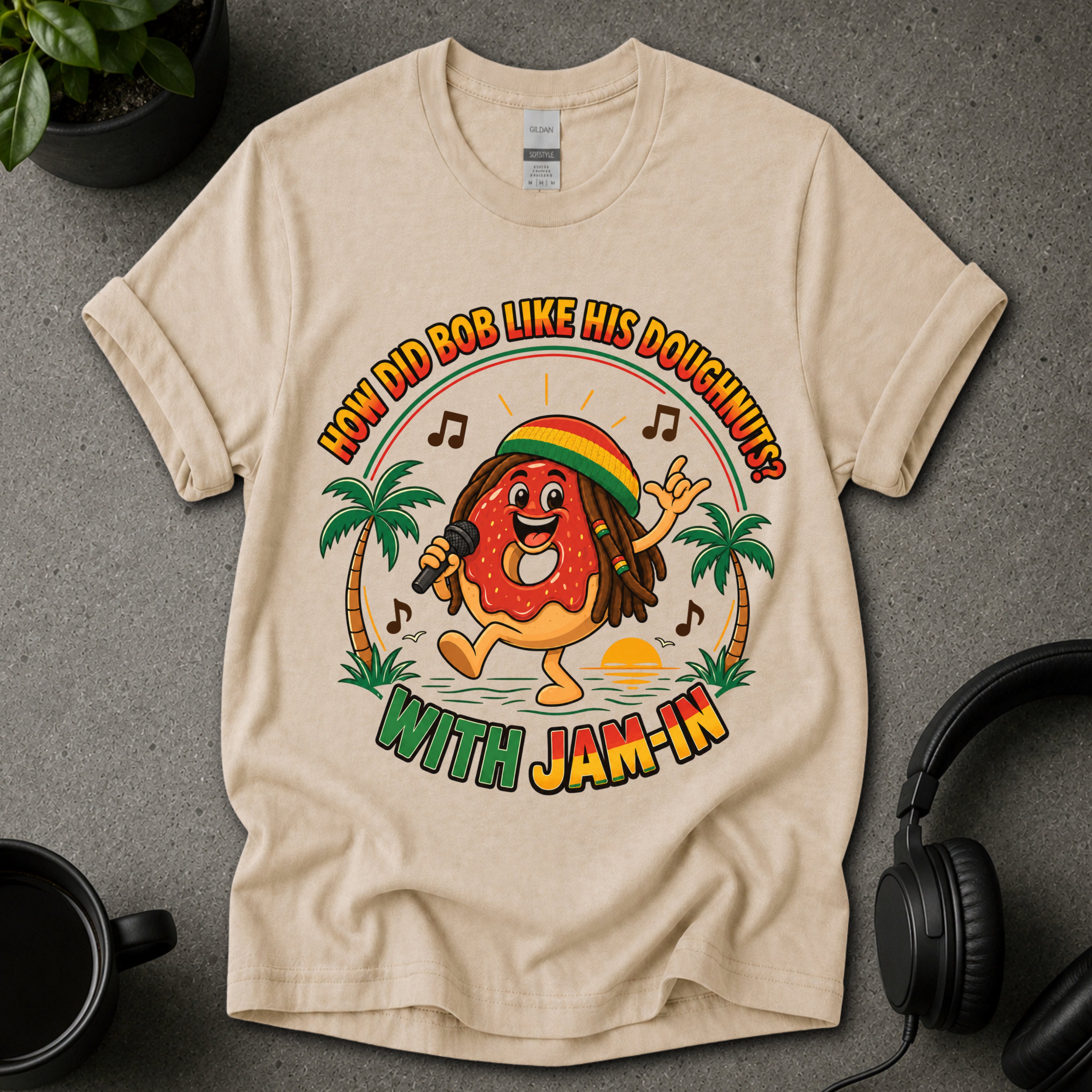 Rasta Doughnut T-Shirt