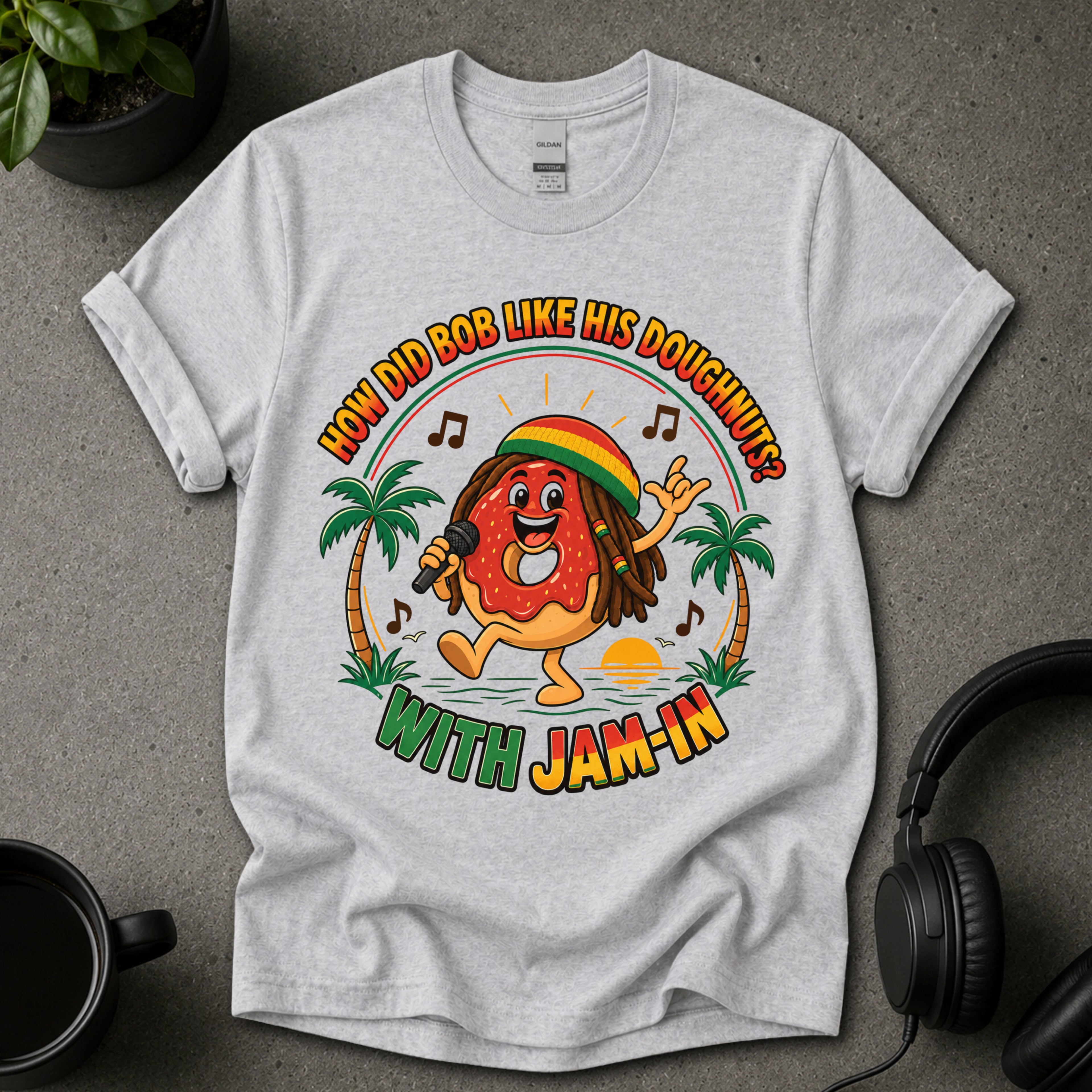 Rasta Doughnut T-Shirt